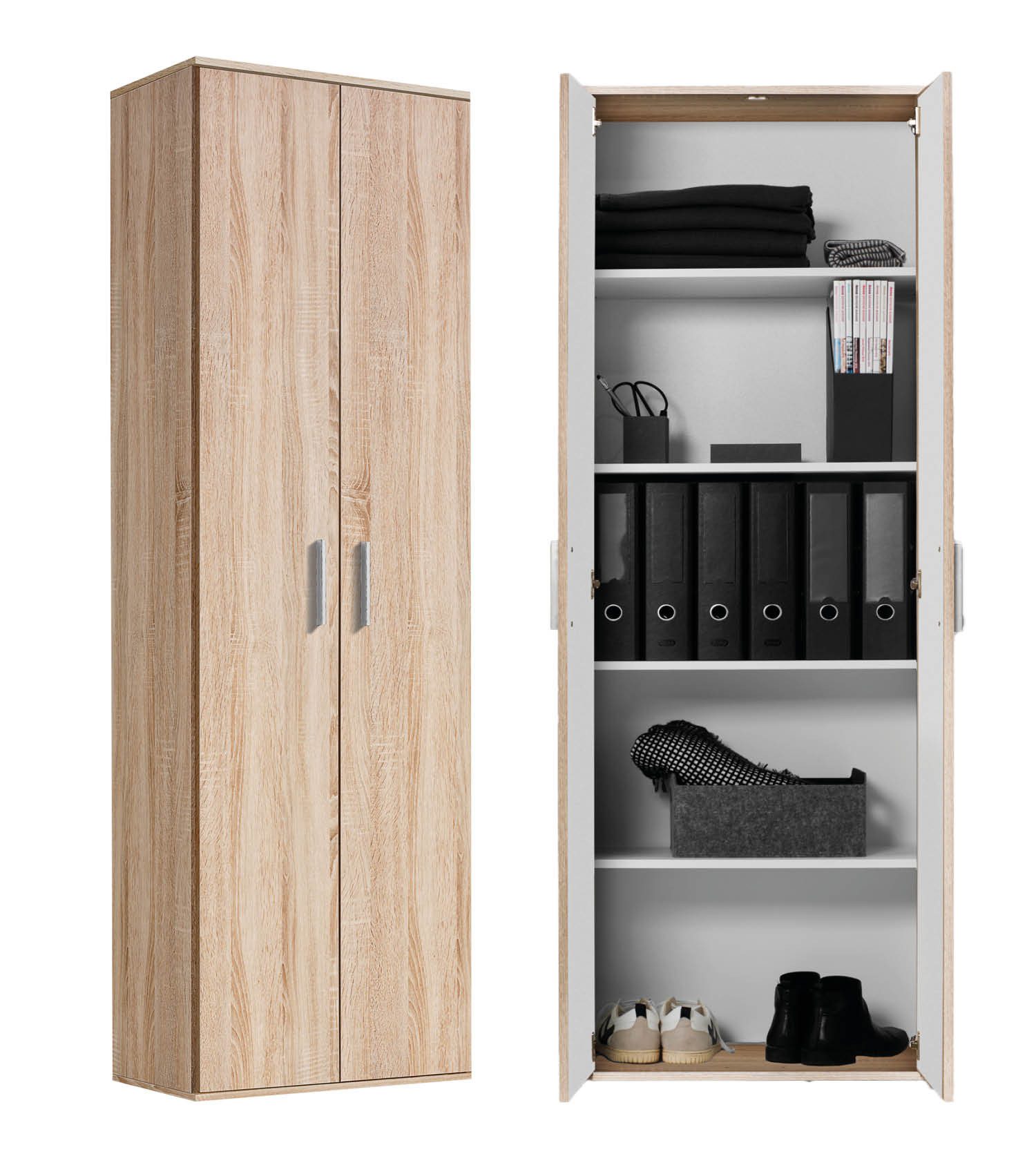 mokebo Schrank in Braun Der Lange Mehrzweckschrank Allzweckschrank oder Auf günstig online kaufen