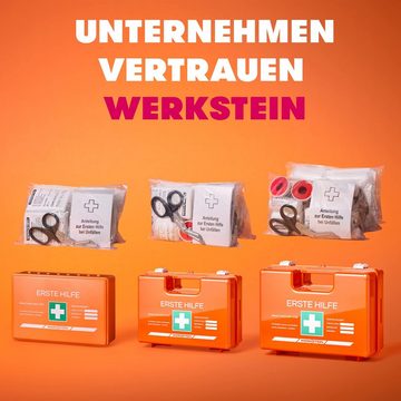 Werkstein Erste-Hilfe-Set Verbandskasten Nachfüllset inkl. Erste Hilfe Anleitung