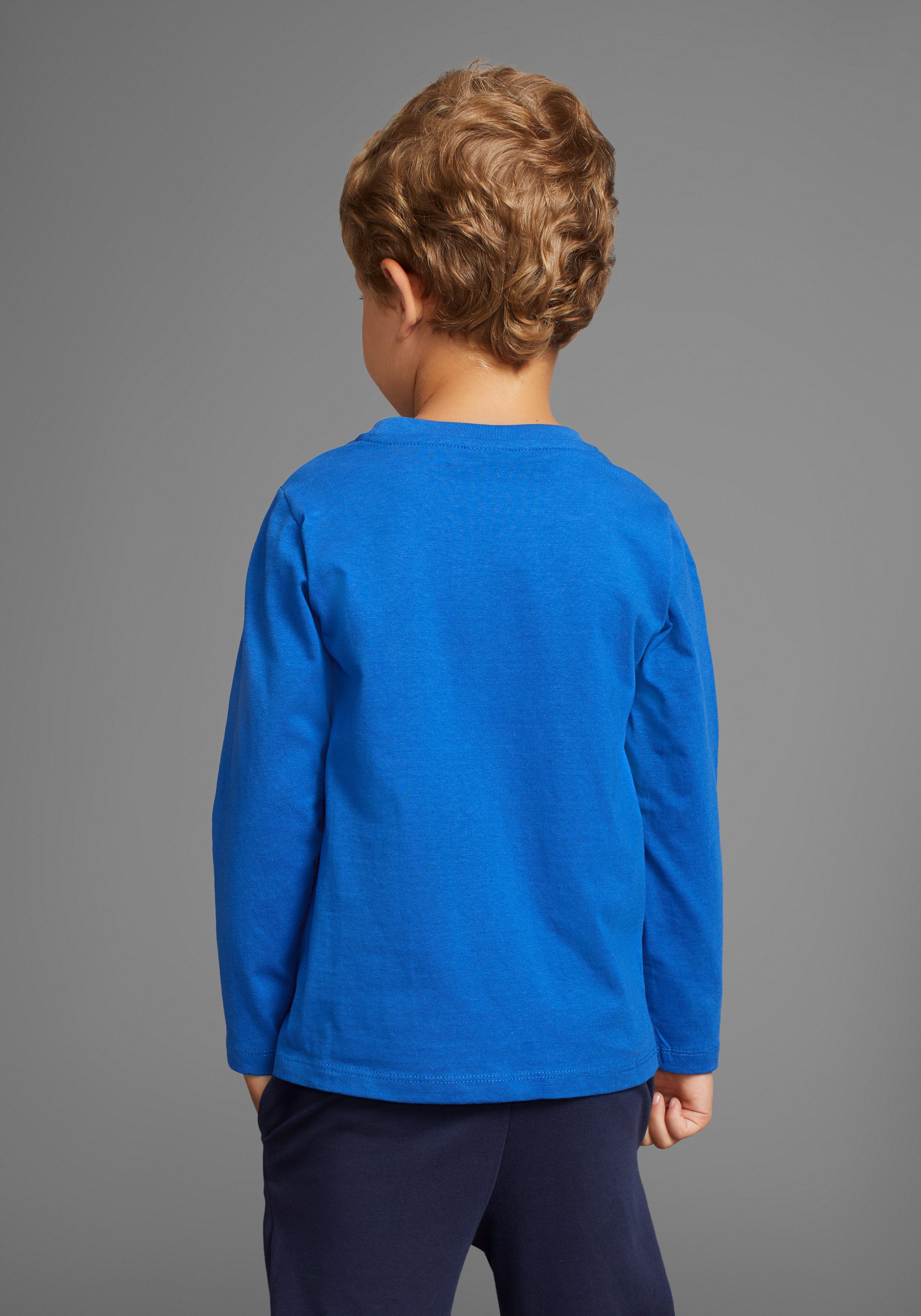 KIDSWORLD Langarmshirt Bagger, Baufahrzeuge für kleine Jungs