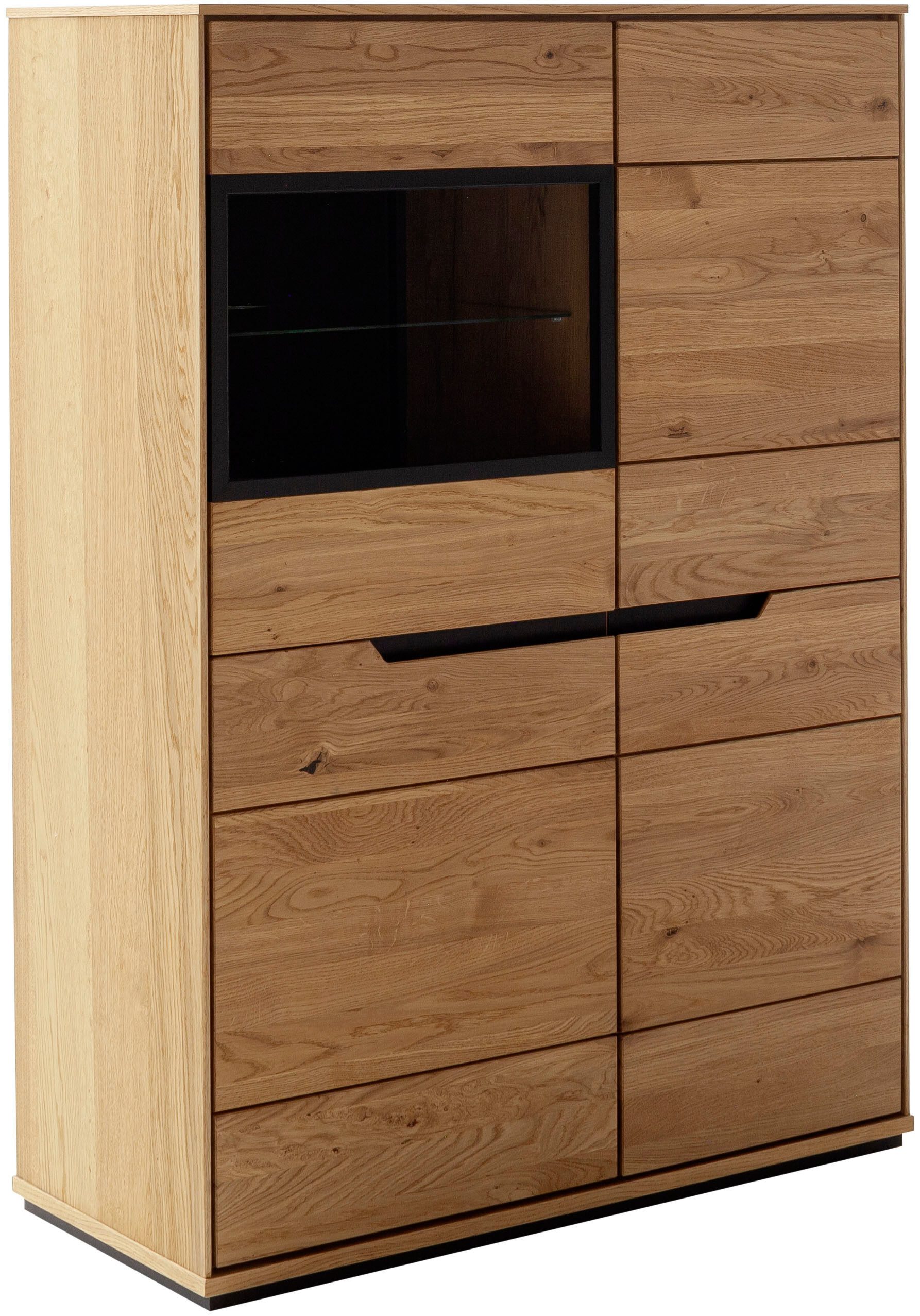 MCA living Stauraumvitrine Araya Highboard (1-St) Türen gedämpft