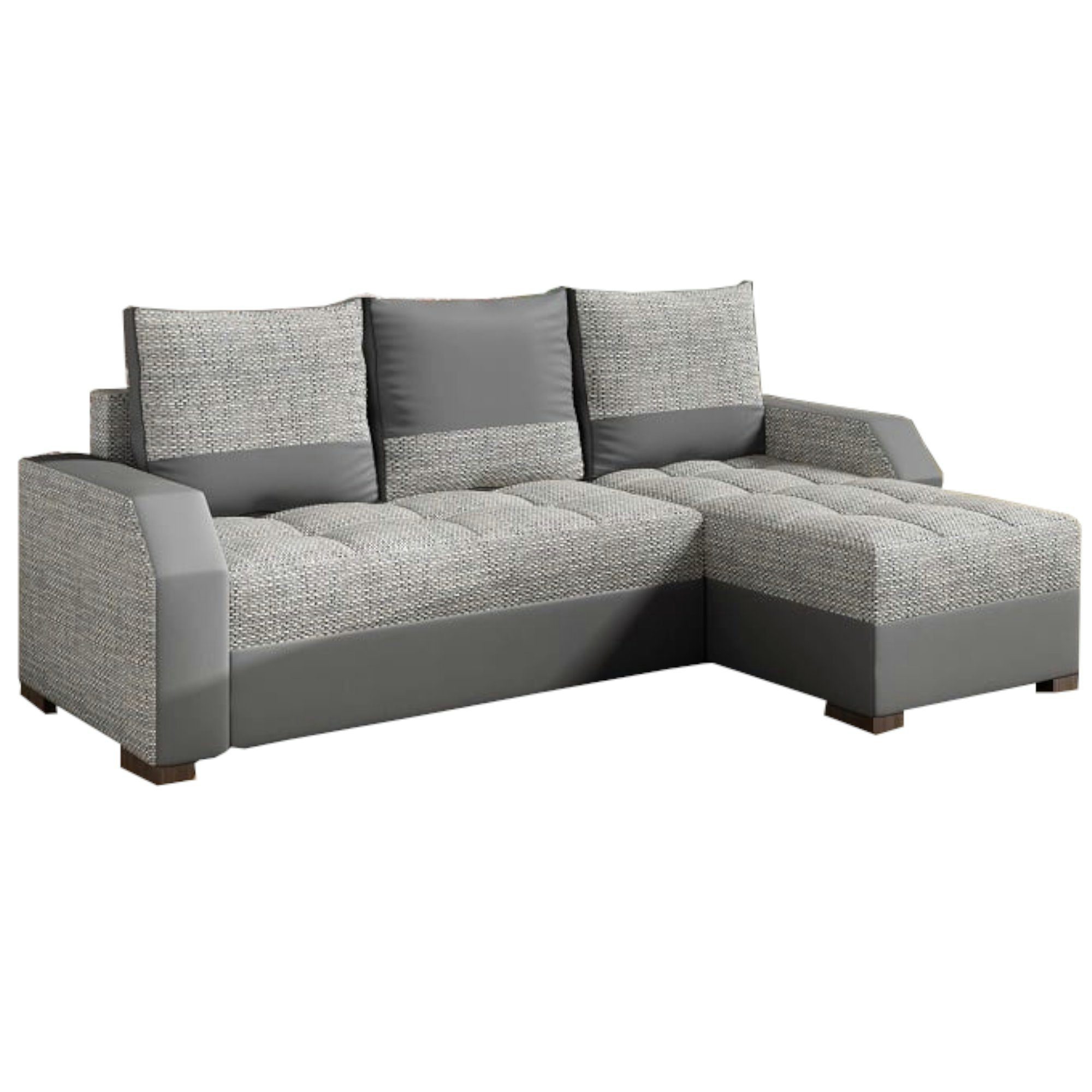MOEBLO Ecksofa LORIS, Eckcouch mit Schlaffunktion günstig online kaufen
