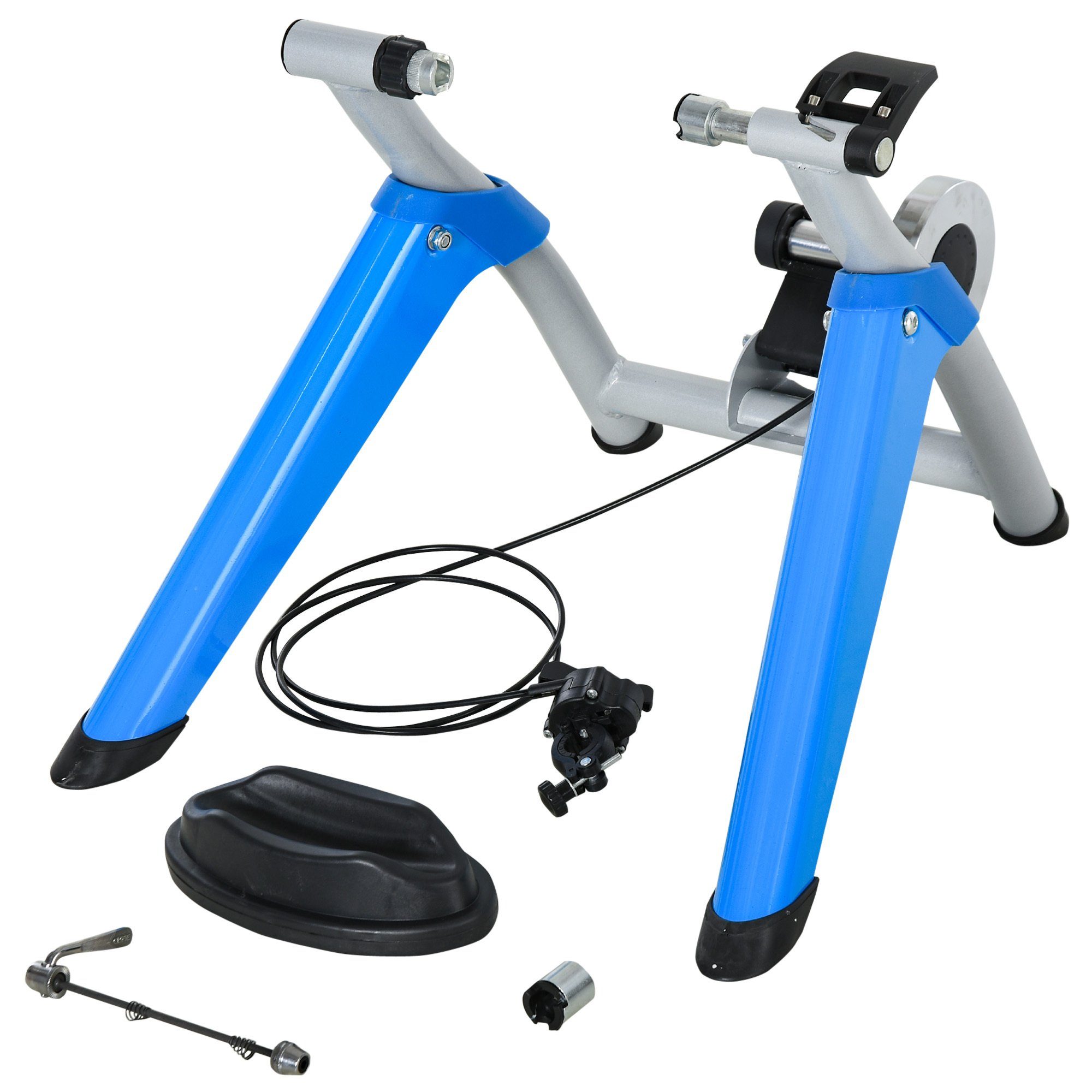 HOMCOM Heimtrainer Fahrradtrainer mit Magnetbremse