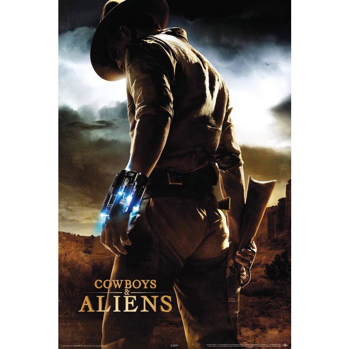 Close Up Poster Cowboys & Aliens Poster Hauptmotiv 61 x 91 5 cm