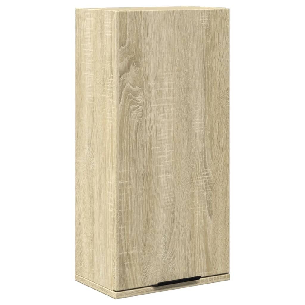 vidaXL Badezimmerspiegelschrank Wand-Badschrank Sonoma-Eiche 32x20x67 cm (1-St)
