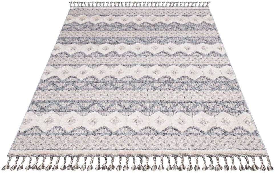 Carpet City Hochflor-Teppich "Valencia 728" rechteckig 20 mm Höhe Läufer, B günstig online kaufen