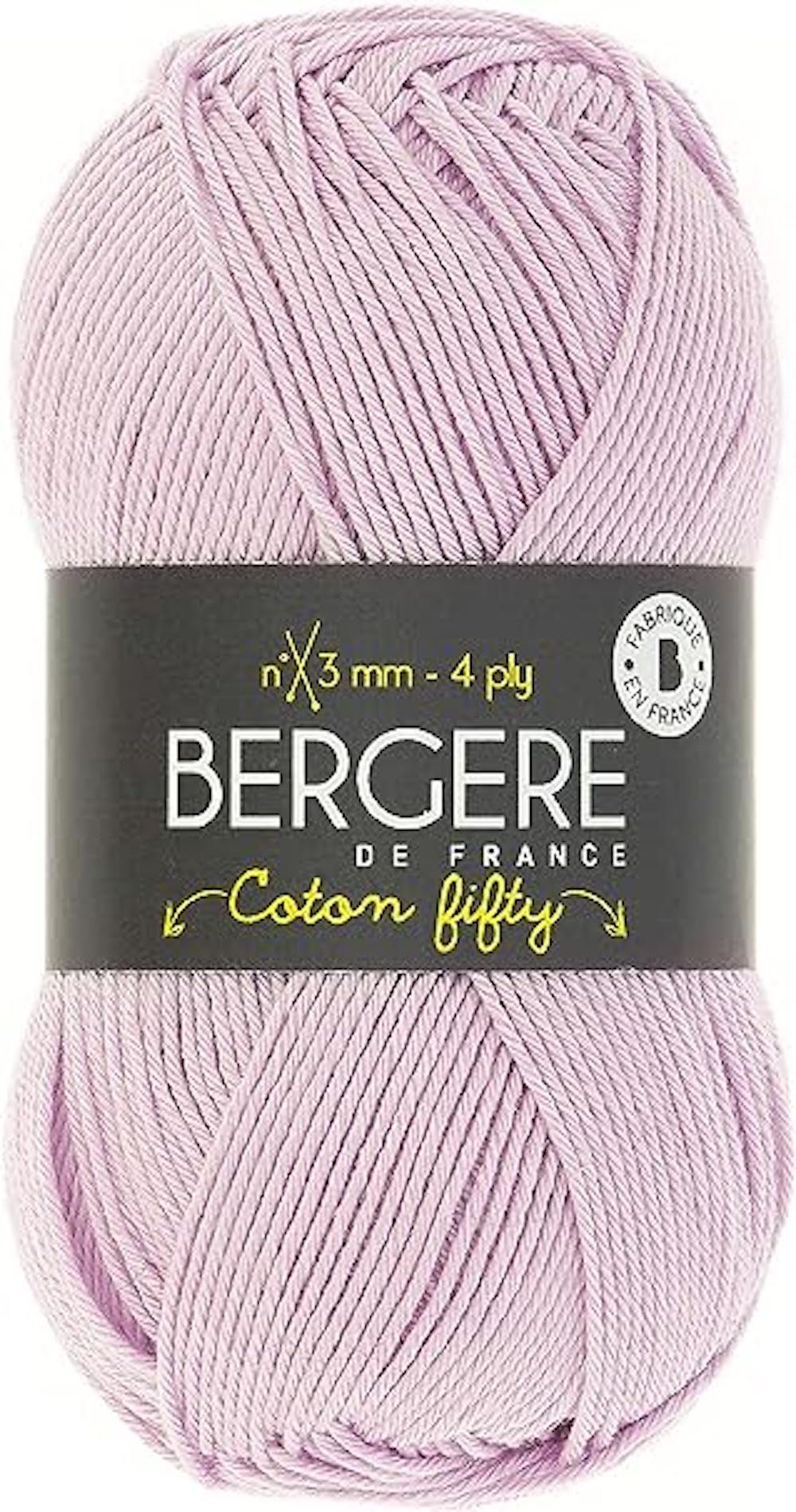 Baumwollgarn, Dekofigur Coton 50g/140m Fifty, Bergere Glycine