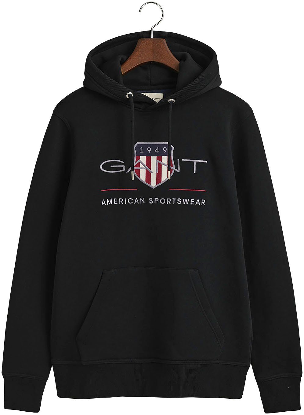 Gant Hoodie REG ARCHIVE SHIELD HOODIE mit modischer Logostickerei auf der Brust. Reduzierter Preis € 111,99. Unverbindliche Preisempfehlung € 139,95