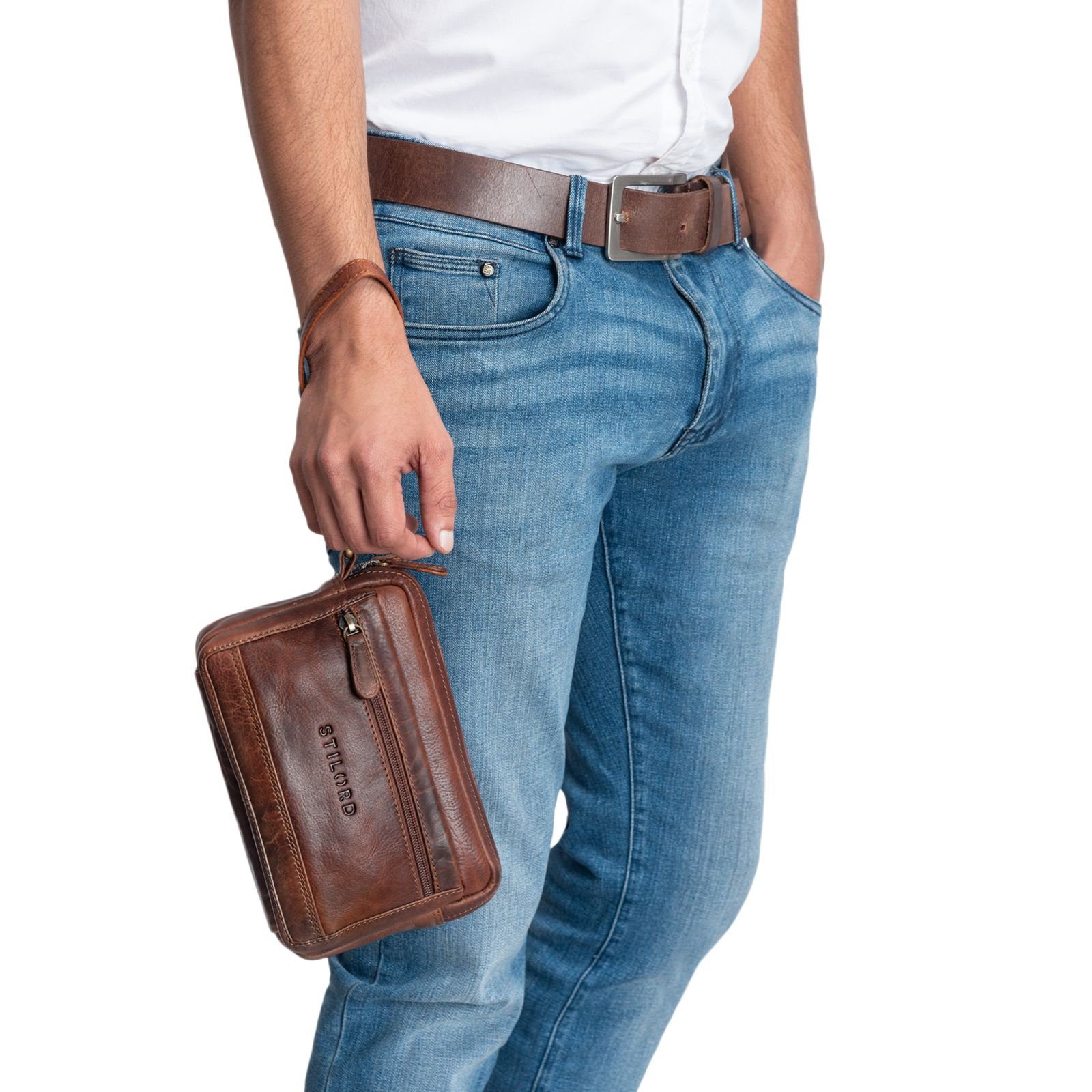 STILORD Handtasche "Pax" Handgelenktasche Herren günstig online kaufen