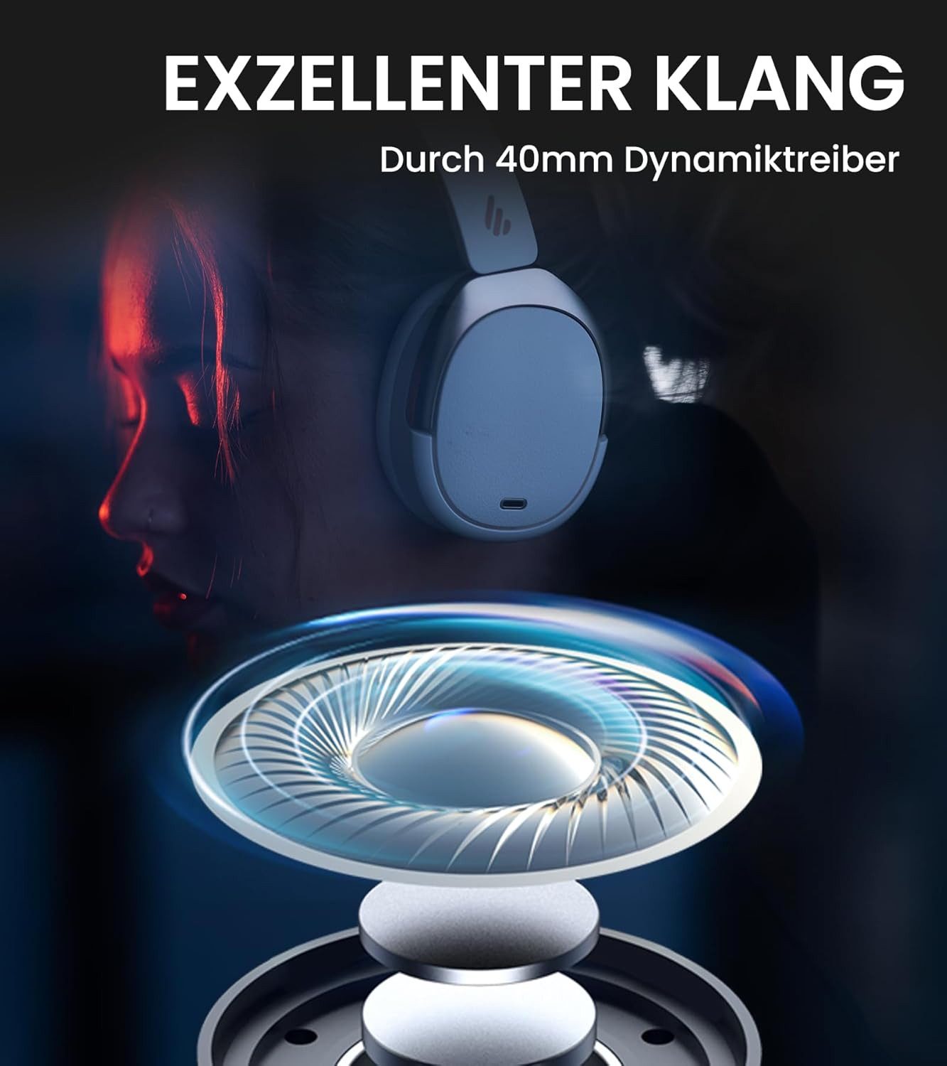 Edifier® WH950NB Over-Ear-Kopfhörer