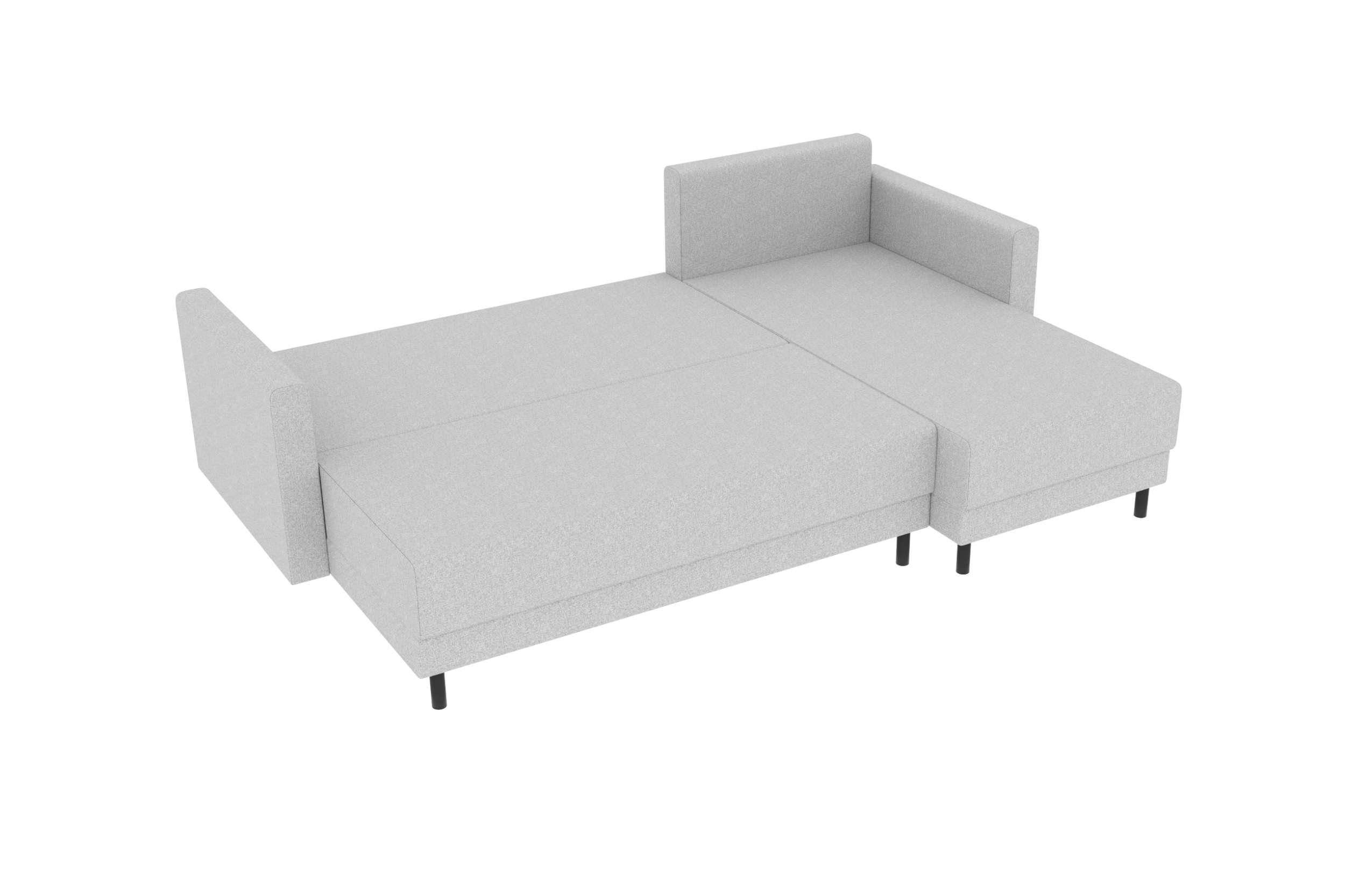 Modern L-Form, Sofa, Design Paloma, Sitzkomfort, Bettfunktion, Ecksofa Bettkasten, Eckcouch, mit mit Stylefy