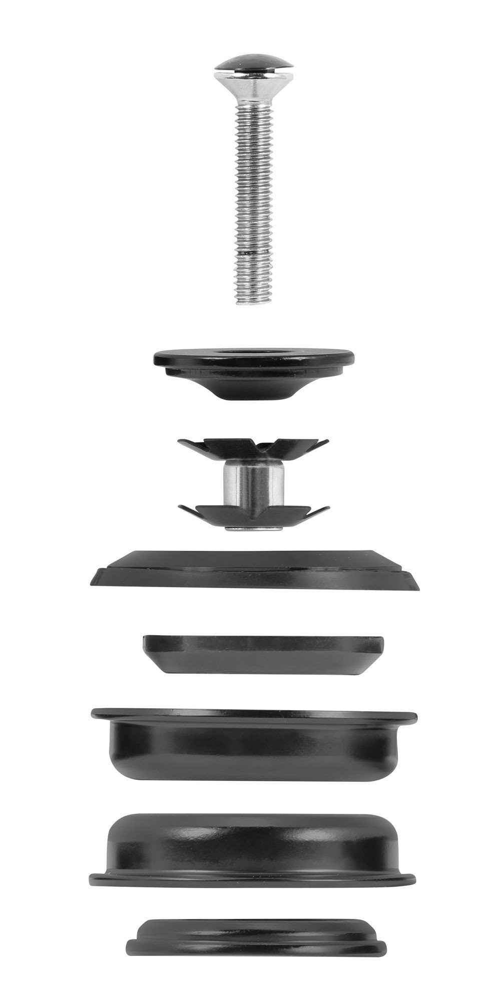 FORCE Lenkervorbau Force Steuersatz Ahead 1 1/8'' Semi-Integriert Alu