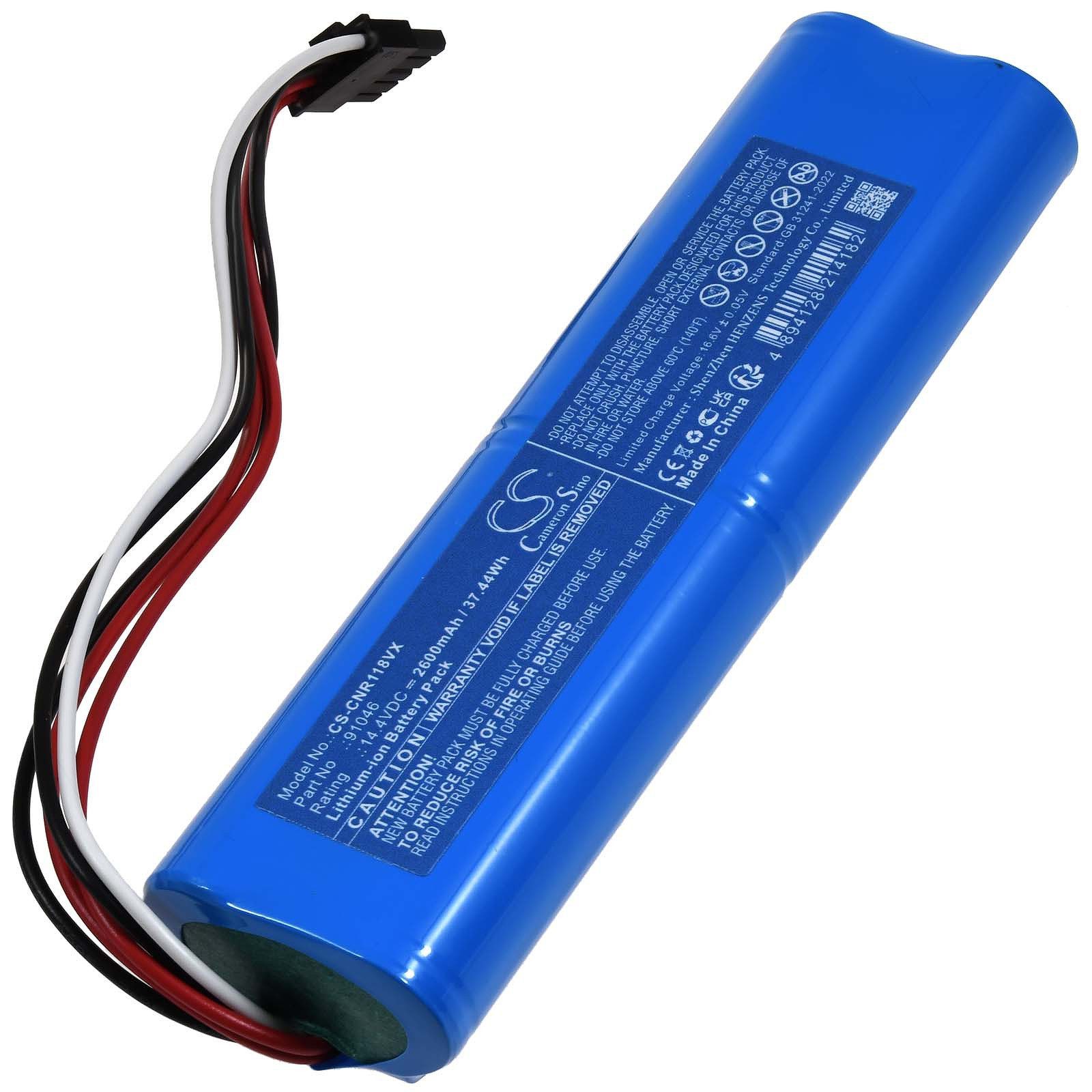 Powery Akku für Cecotec Conga 11090 Spin Revolution Home&Wash Staubsauger-Akku 2600 mAh (14.4 V)