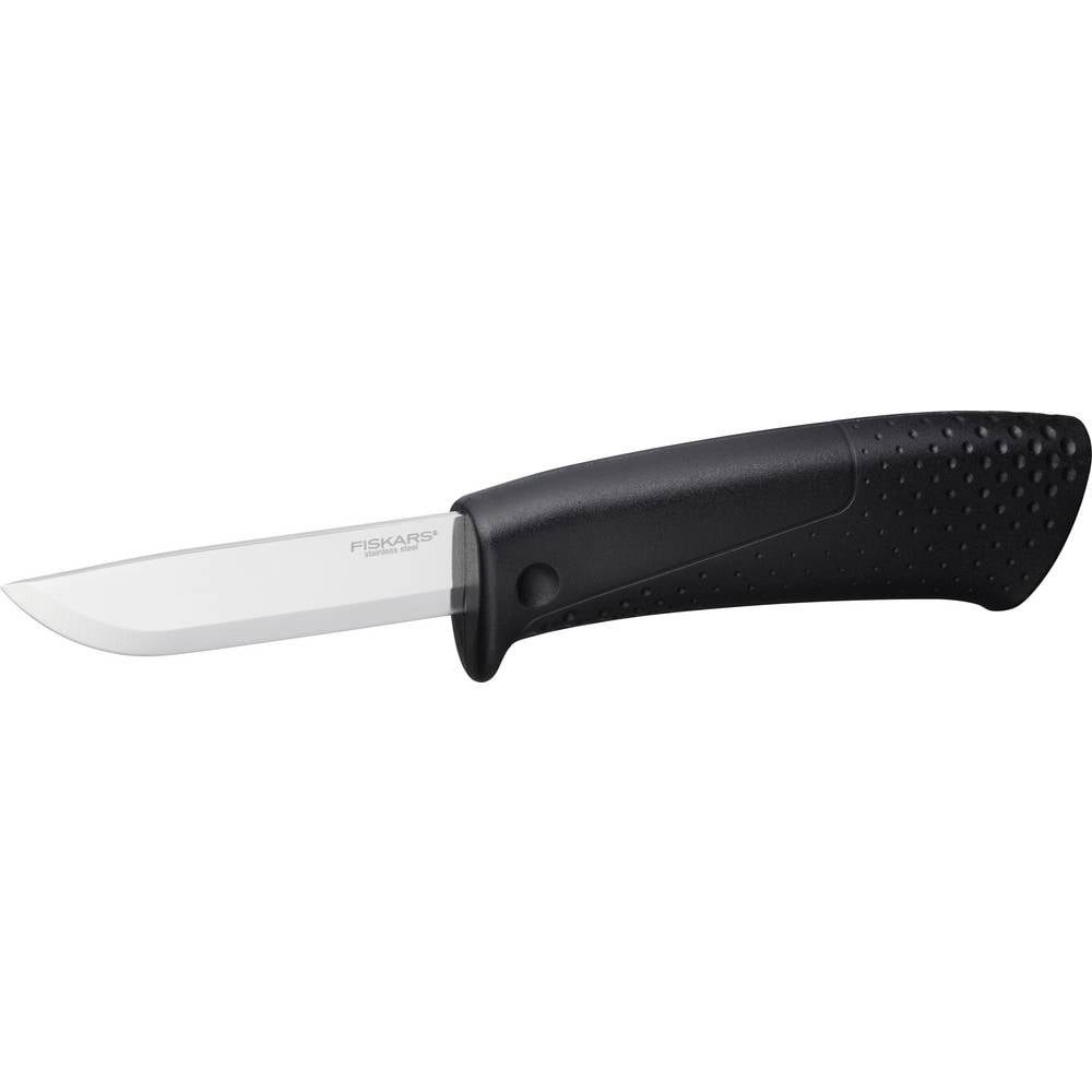 Fiskars Allzweckmesser 1023617 Allzweckmesser Schwarz Klingenlänge 90 mm
