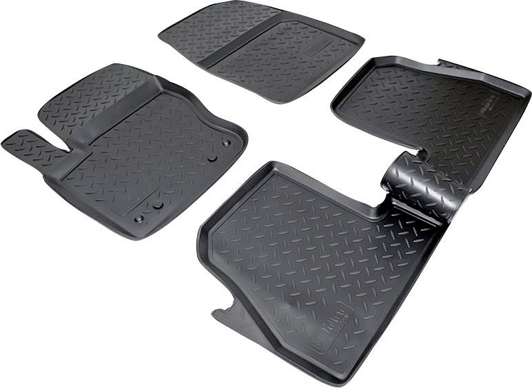 RECAMBO Passform-Fußmatten CustomComforts (4 St), für Ford Focus, III 2011  - 2014, perfekte Passform