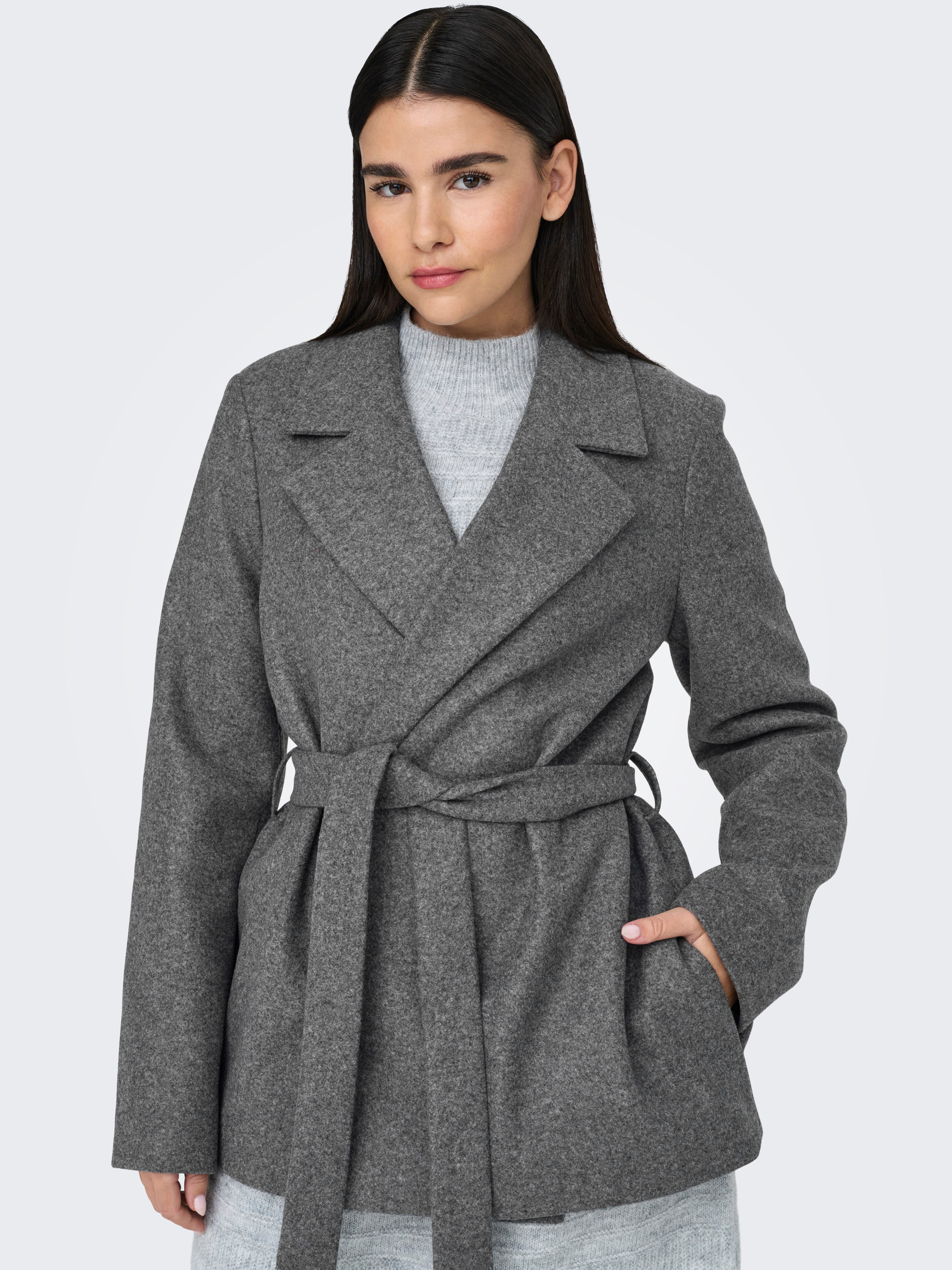 ONLY Kurzmantel ONLALVILDA LIFE SHORT WRAP COAT OTW günstig online kaufen