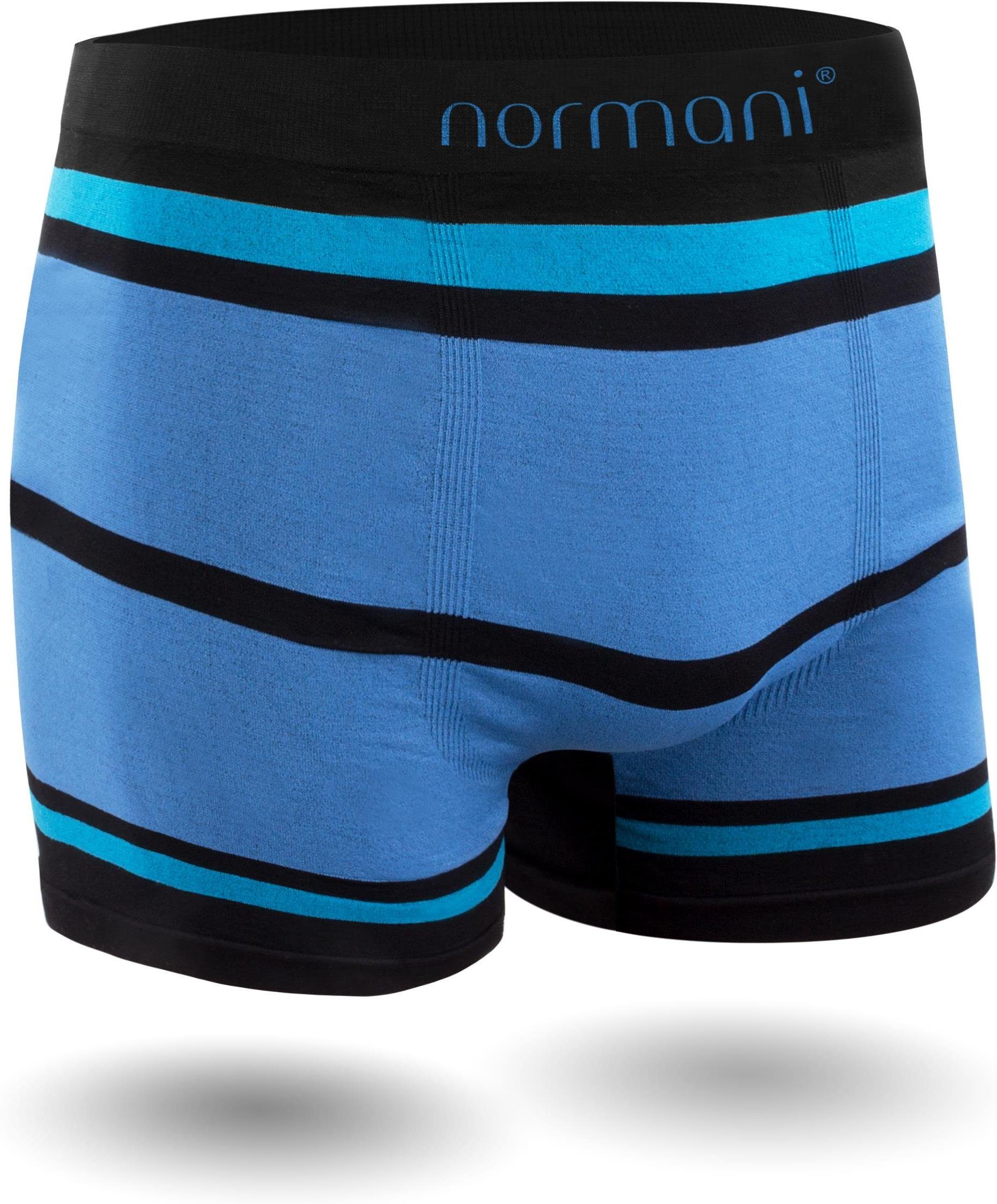schnell Herren Unterhosen Boxer Material aus Retro trocknendem Blau/Hellblau normani Sport