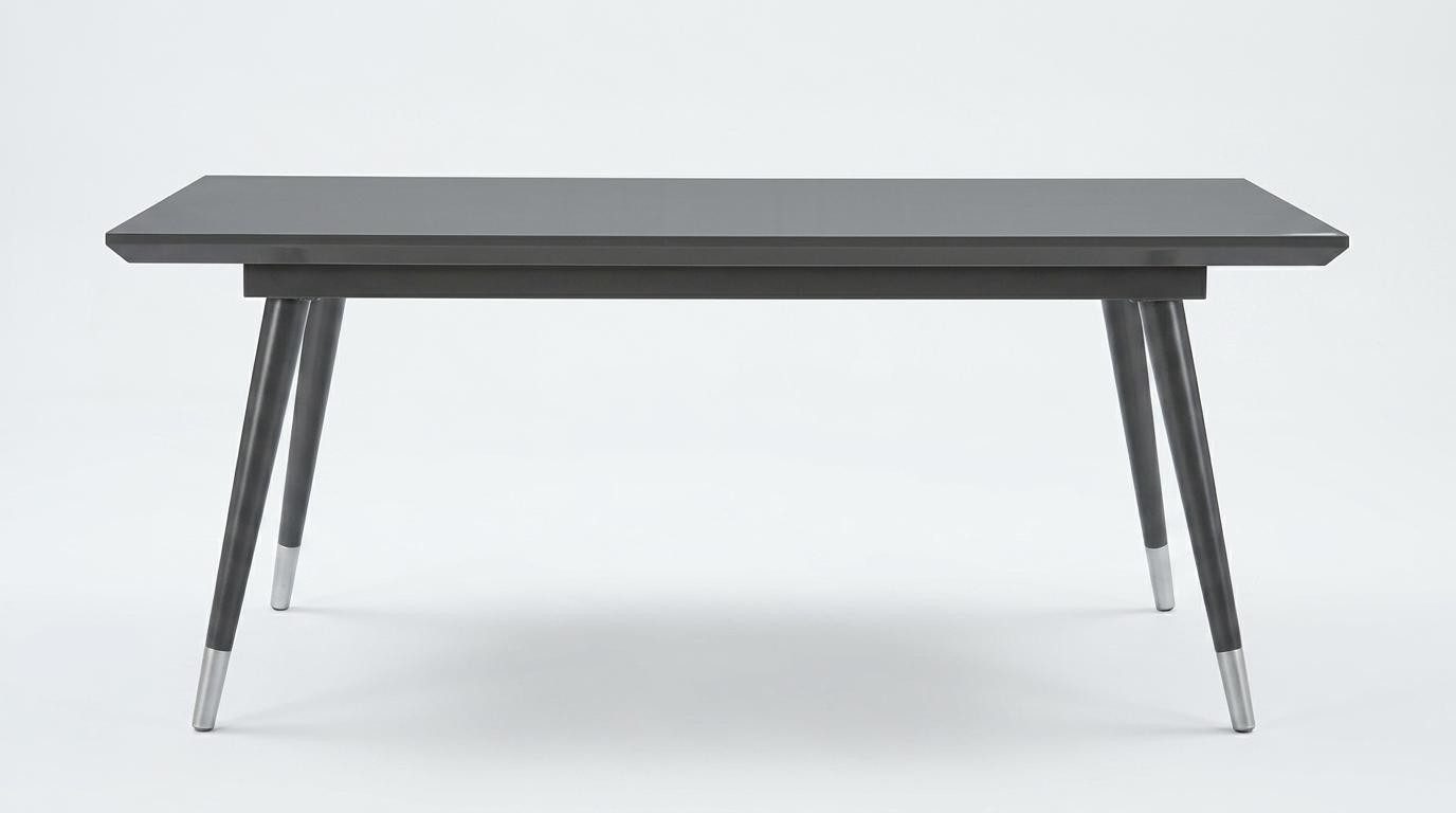 Xlmoebel Esstisch Tisch Stil modern grau rechteckig Wohnzimmer praktisch ausziehbar (1-St., 1-tlg)