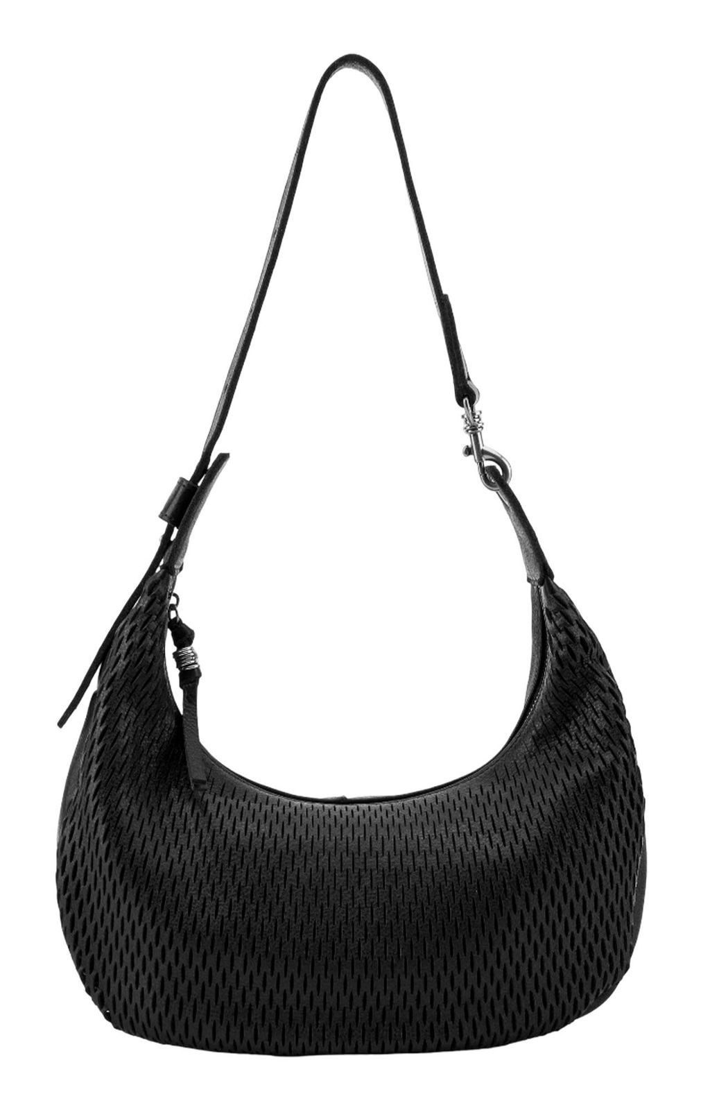 FREDsBRUDER Schultertasche Round Crossbag, aus echtem Rindsleder