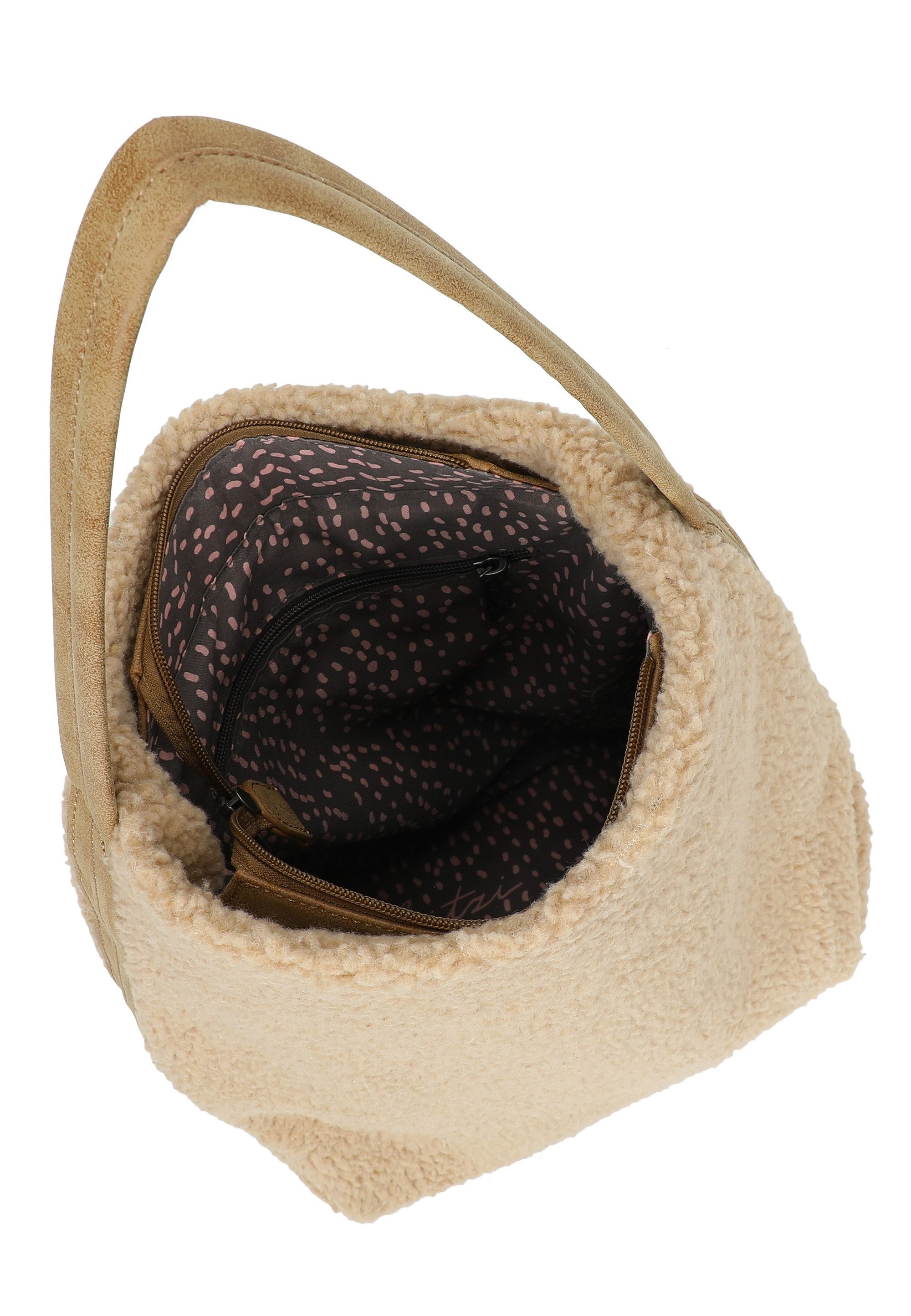 Fritzi aus Preußen Schultertasche Easy Hobo Limited Teddy, im modernen Teddy-Look