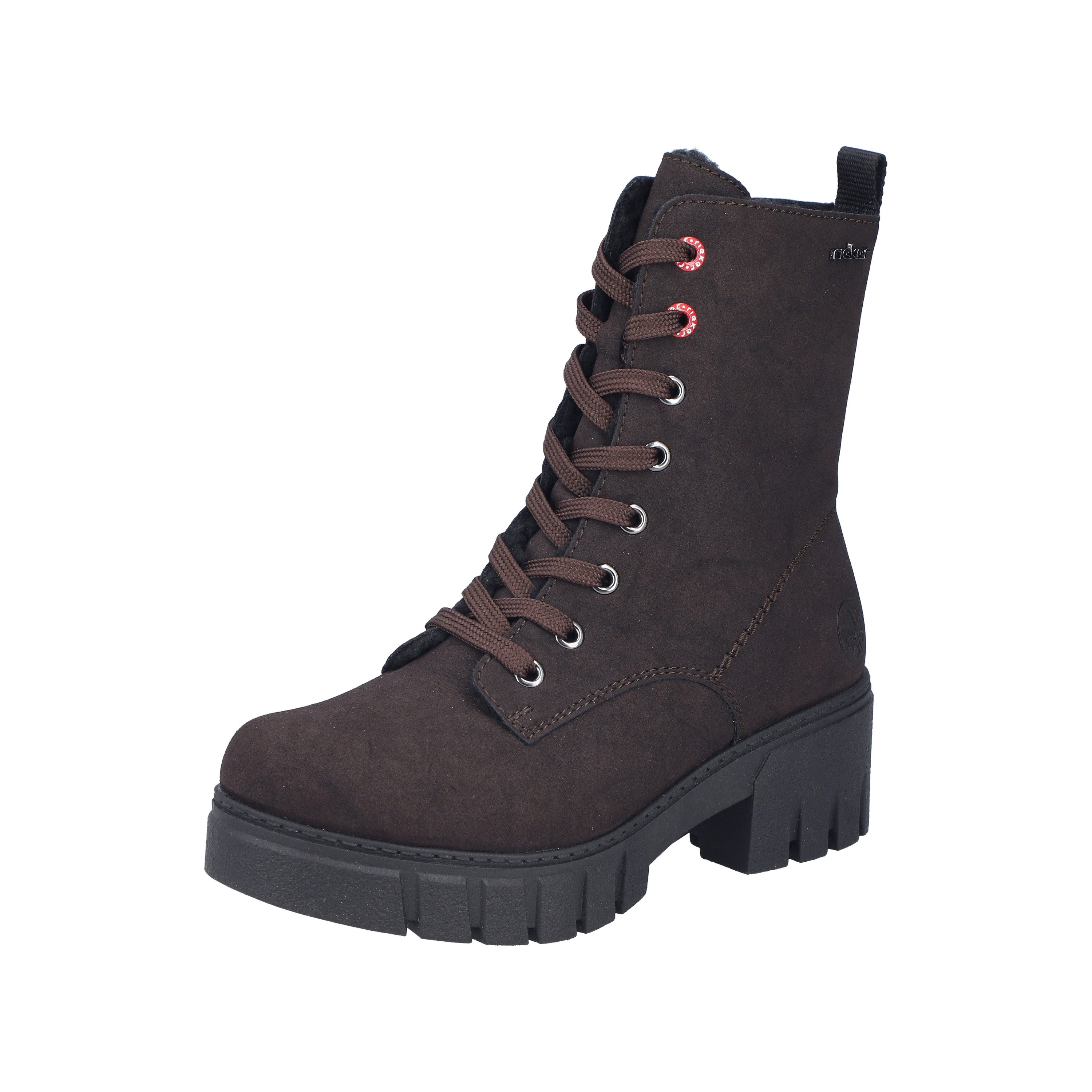 Rieker Winterboots Schnürstiefelette, Schnürboots mit praktischem Reißverschluss