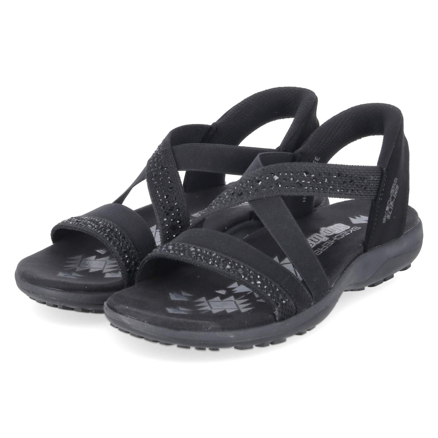 Skechers Skechers 163574 BBK Damen Textil & Synthetik black Sandalette