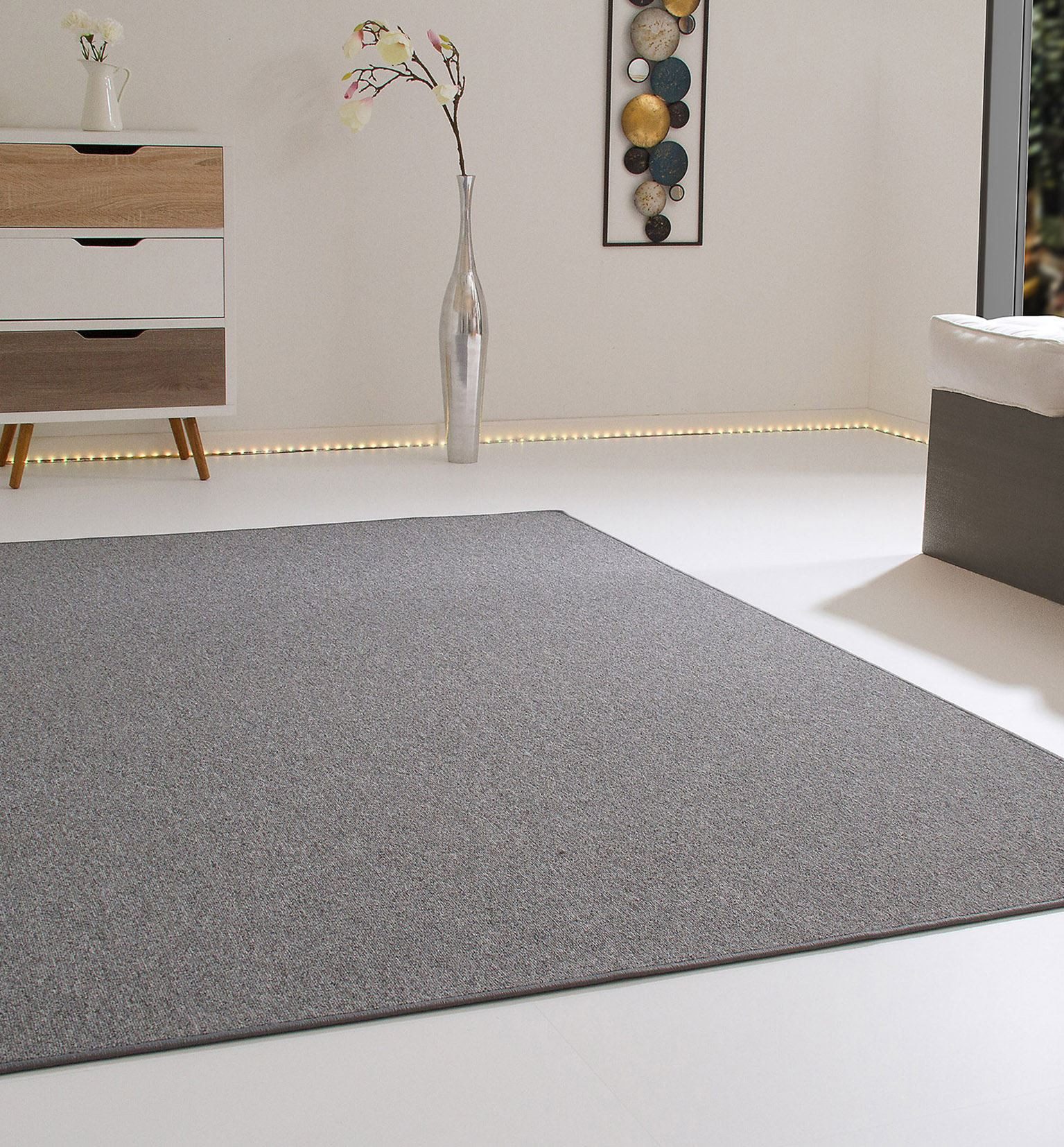 Steffensmeier Teppich Meddon, Rechteckig, Schlinge günstig online kaufen