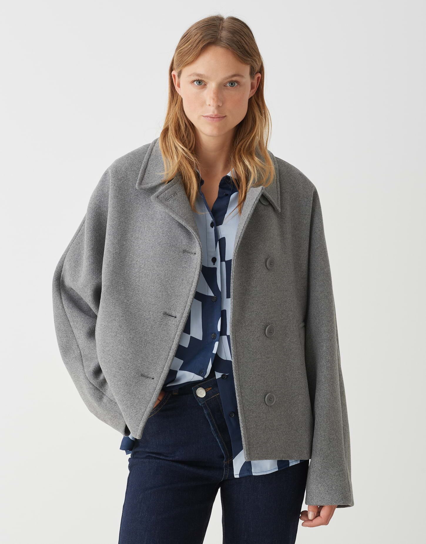 OPUS Kurzjacke Kurzjacke HAJONA Oversize aus günstig online kaufen