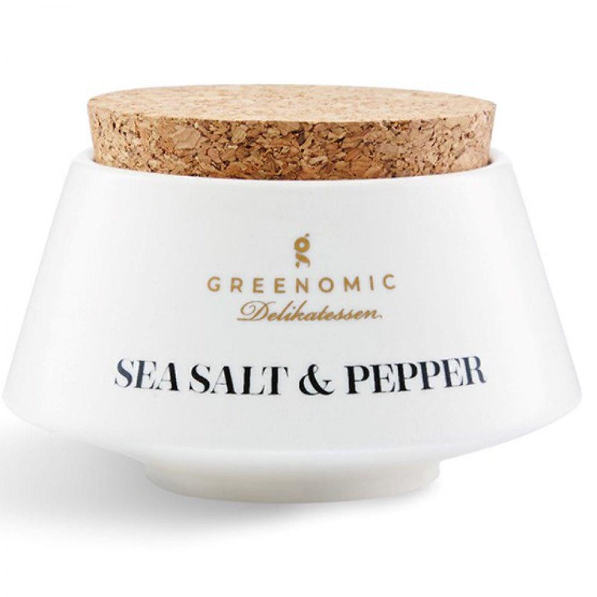Greenomic Gewürz Keramiktopf mit Salt & Pepper (40g)