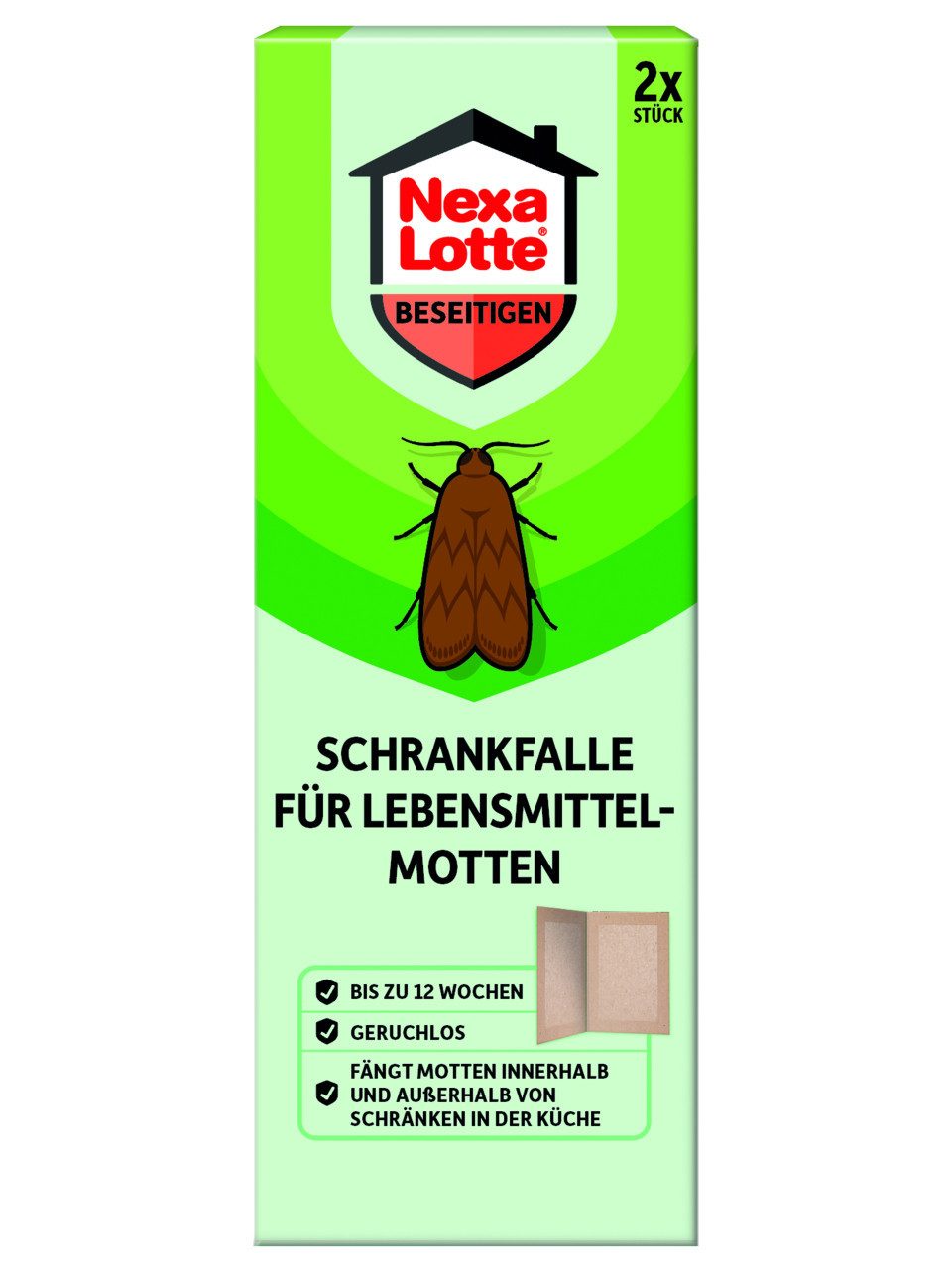 Nexa Lotte Klebefalle Nexa Lotte Schrankfalle für Lebensmittelmotten 2