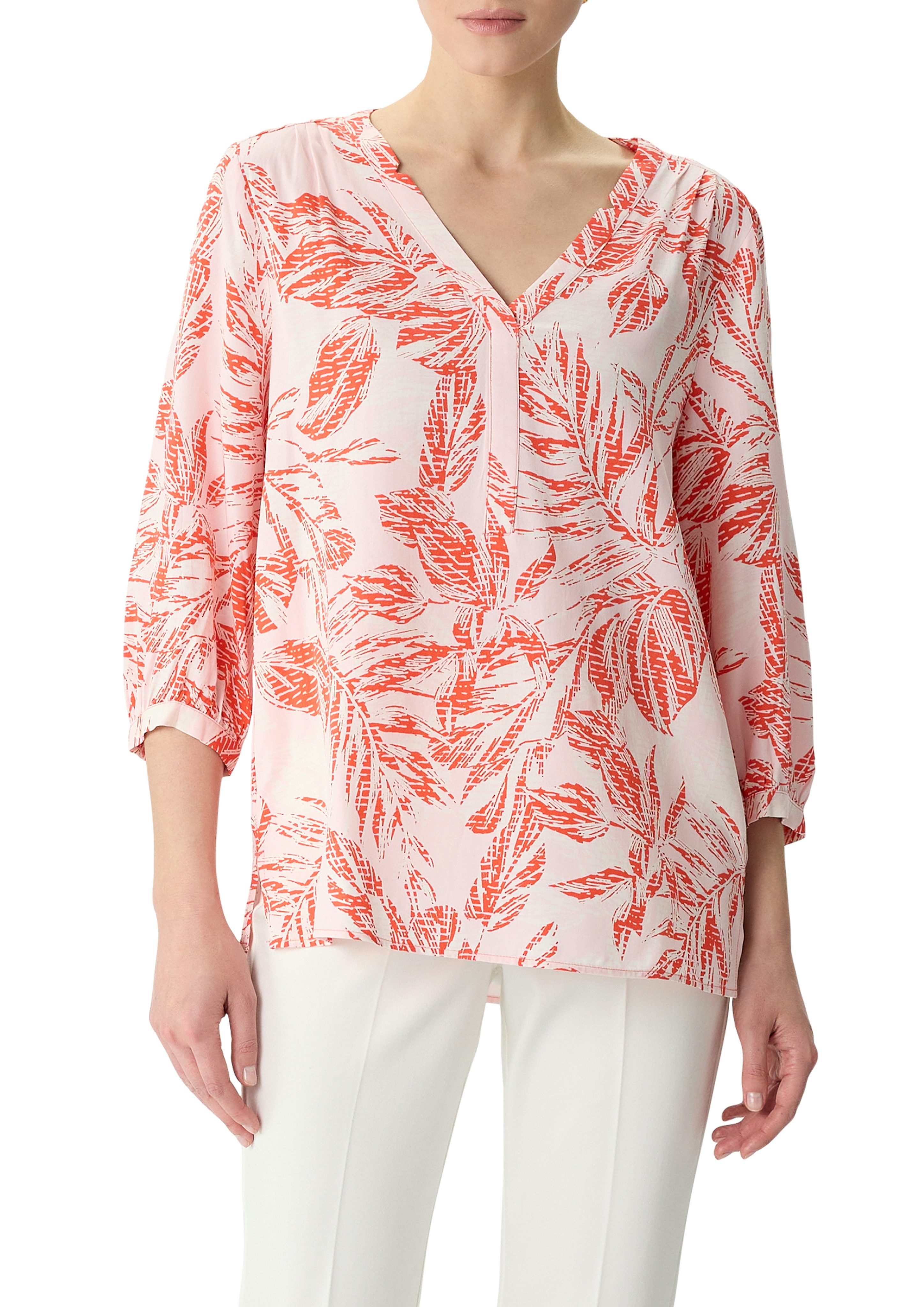 comma Druckbluse 3/4 -Arm mit floralem Muster günstig online kaufen