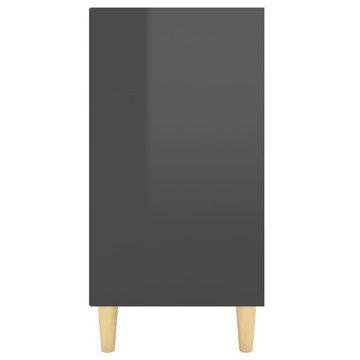 vidaXL Sideboard Sideboard Hochglanz-Grau 103,5x35x70 cm Holzwerkstoff (1 St)