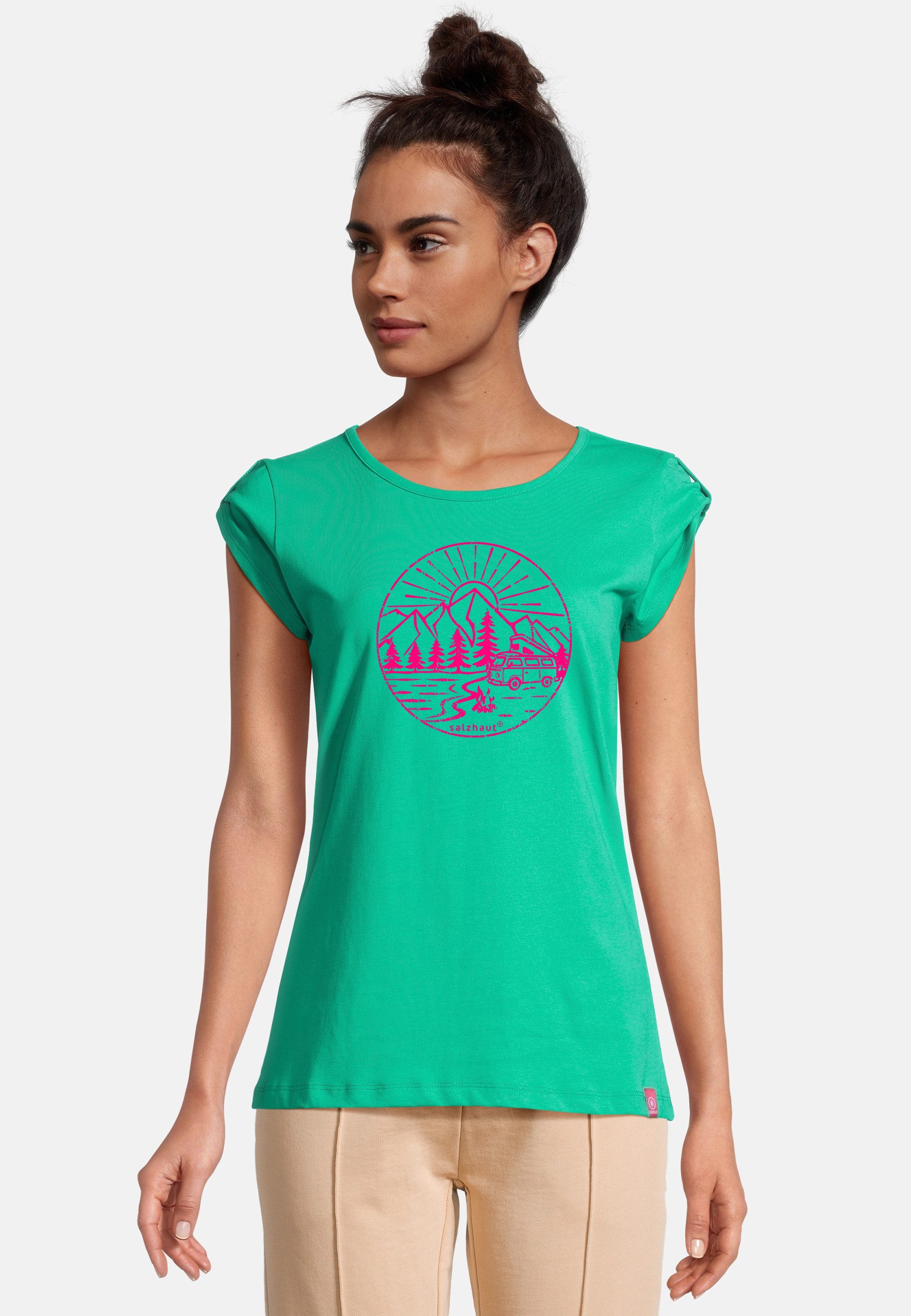 salzhaut T-Shirt BIIKE - CAMPER Damen Tailliert Endlich wieder Sommer! bequ günstig online kaufen