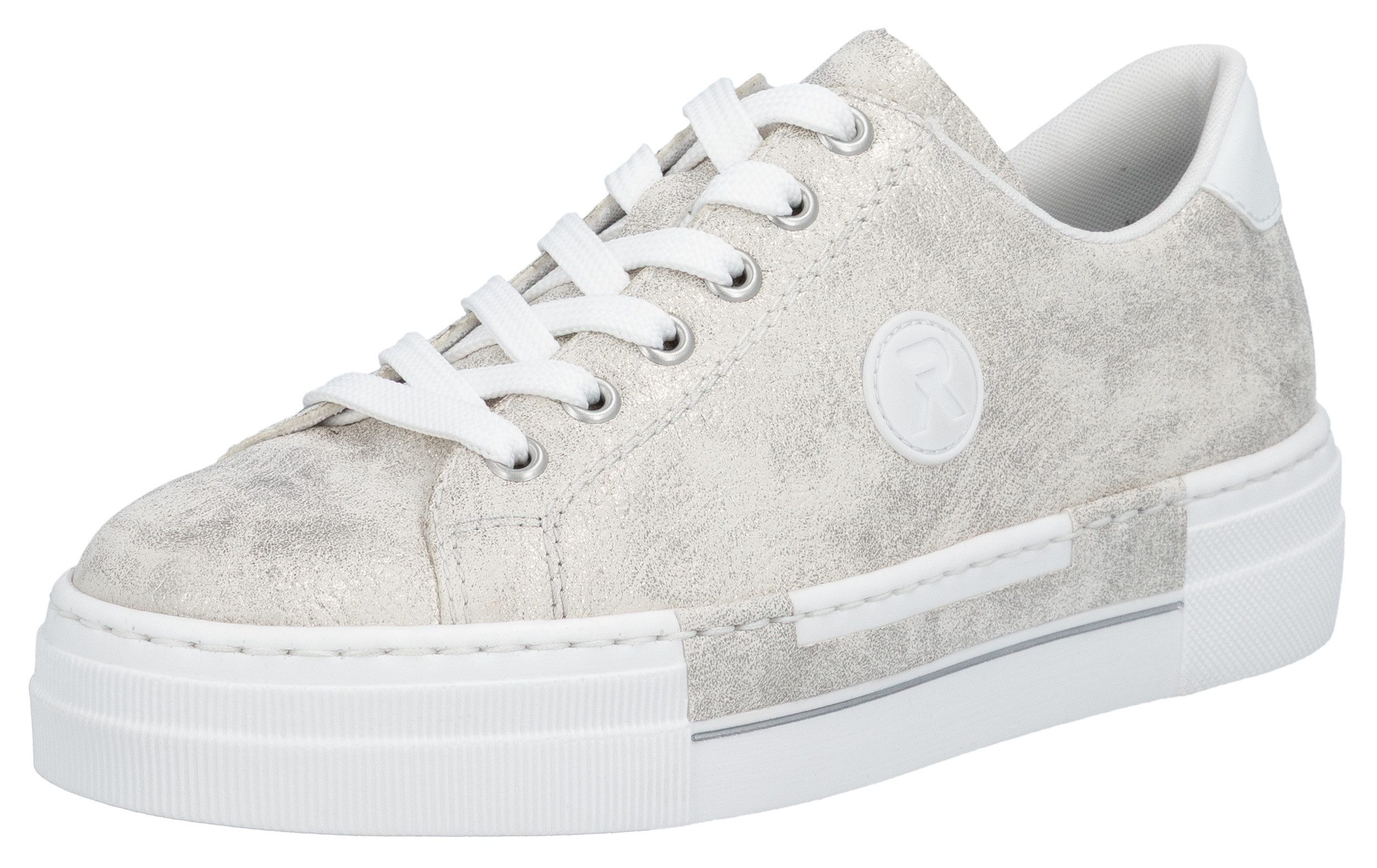 Rieker Sneaker, Freizeitschuh, Halbschuh, Schnürschuh mit Plateausohle günstig online kaufen