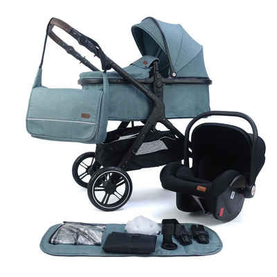 Pixini Kombi-Kinderwagen Pixini Nelio Kinderwagen 3in1 Set