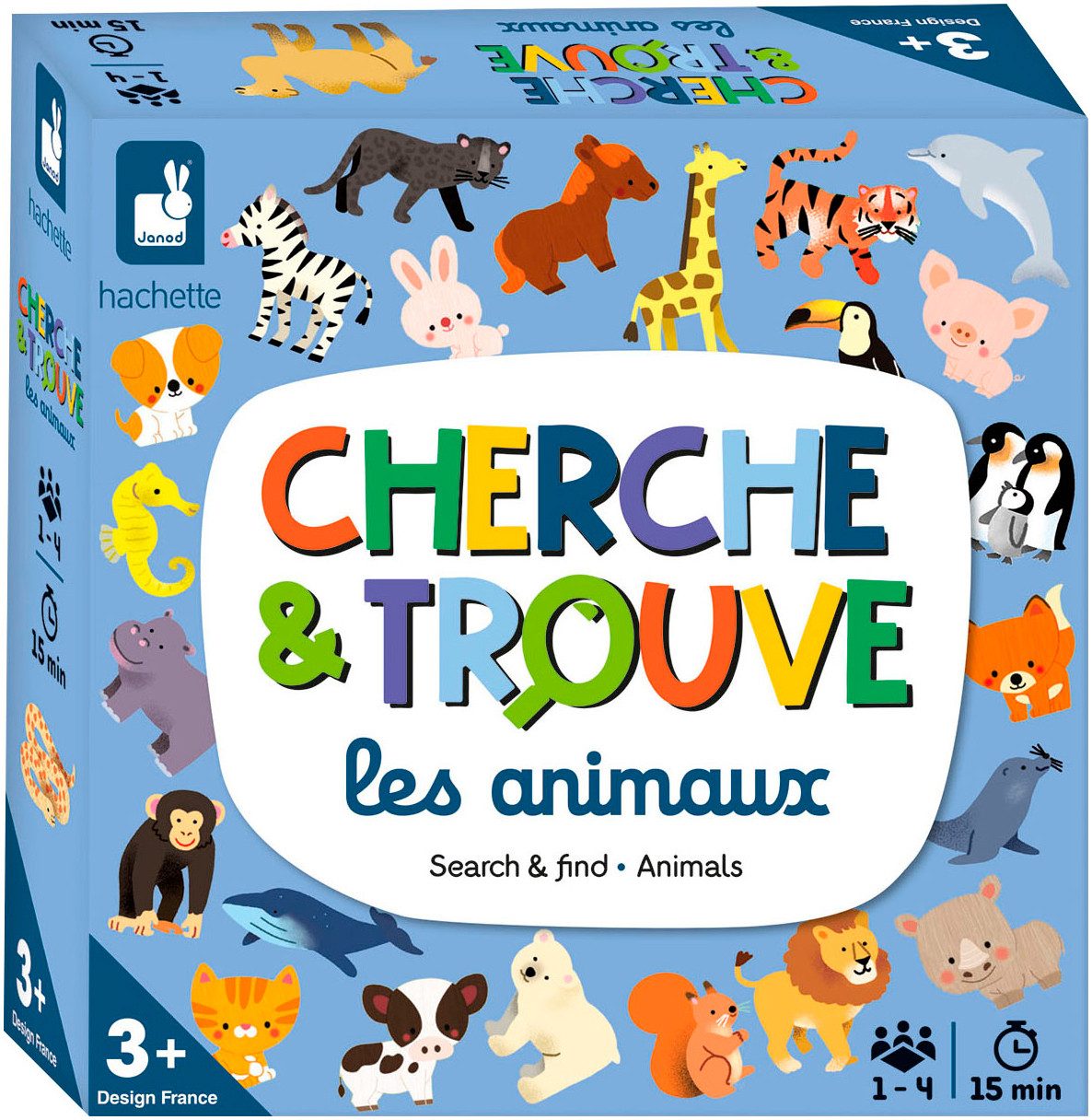Janod Spiel Tiere, Suchspiel