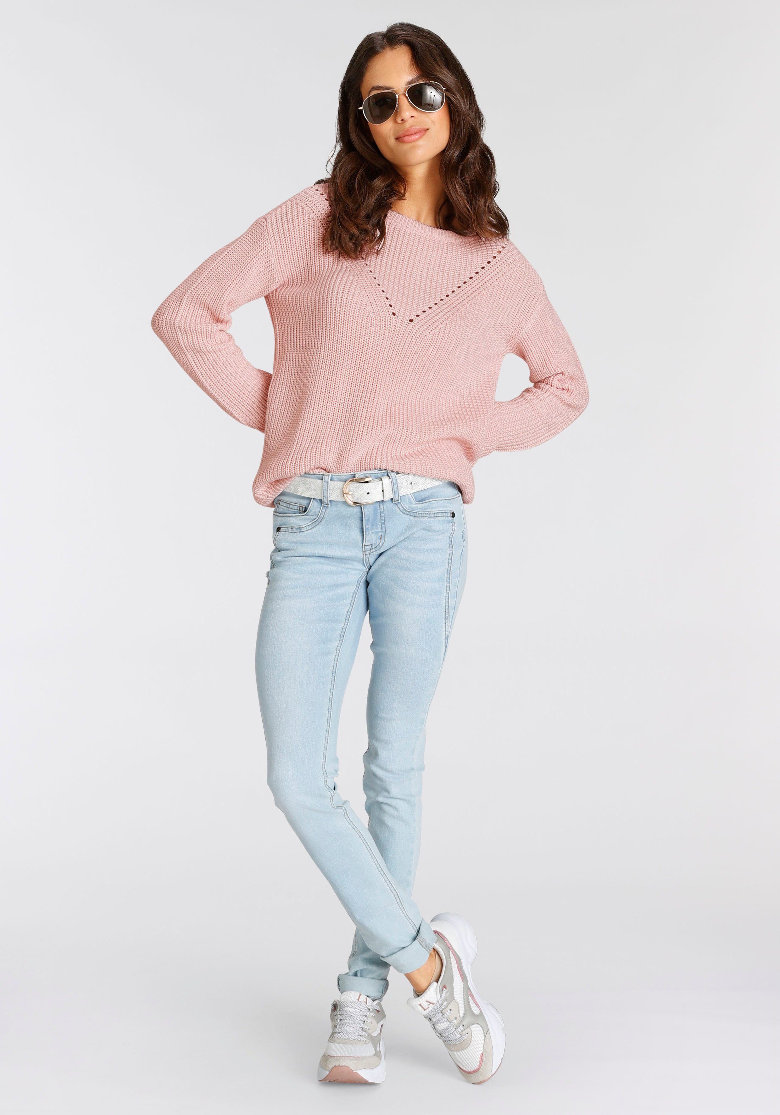 Laura Scott Strickpullover mit Schleifen-Detail