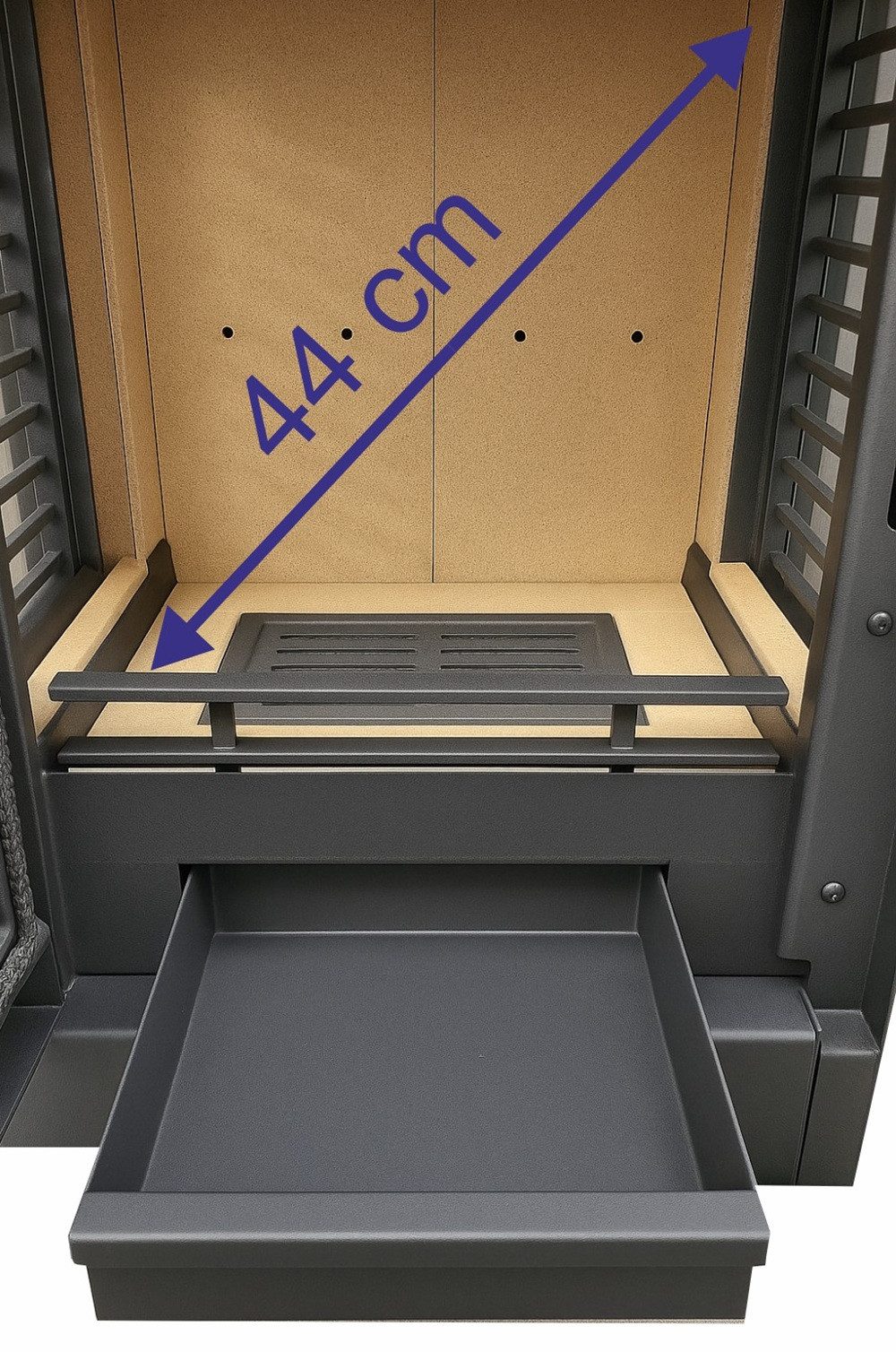 ECOfoxx Kaminofen Premium-Kaminofen Modell 1W60 - Dreischeiben, 6.0 kW günstig online kaufen