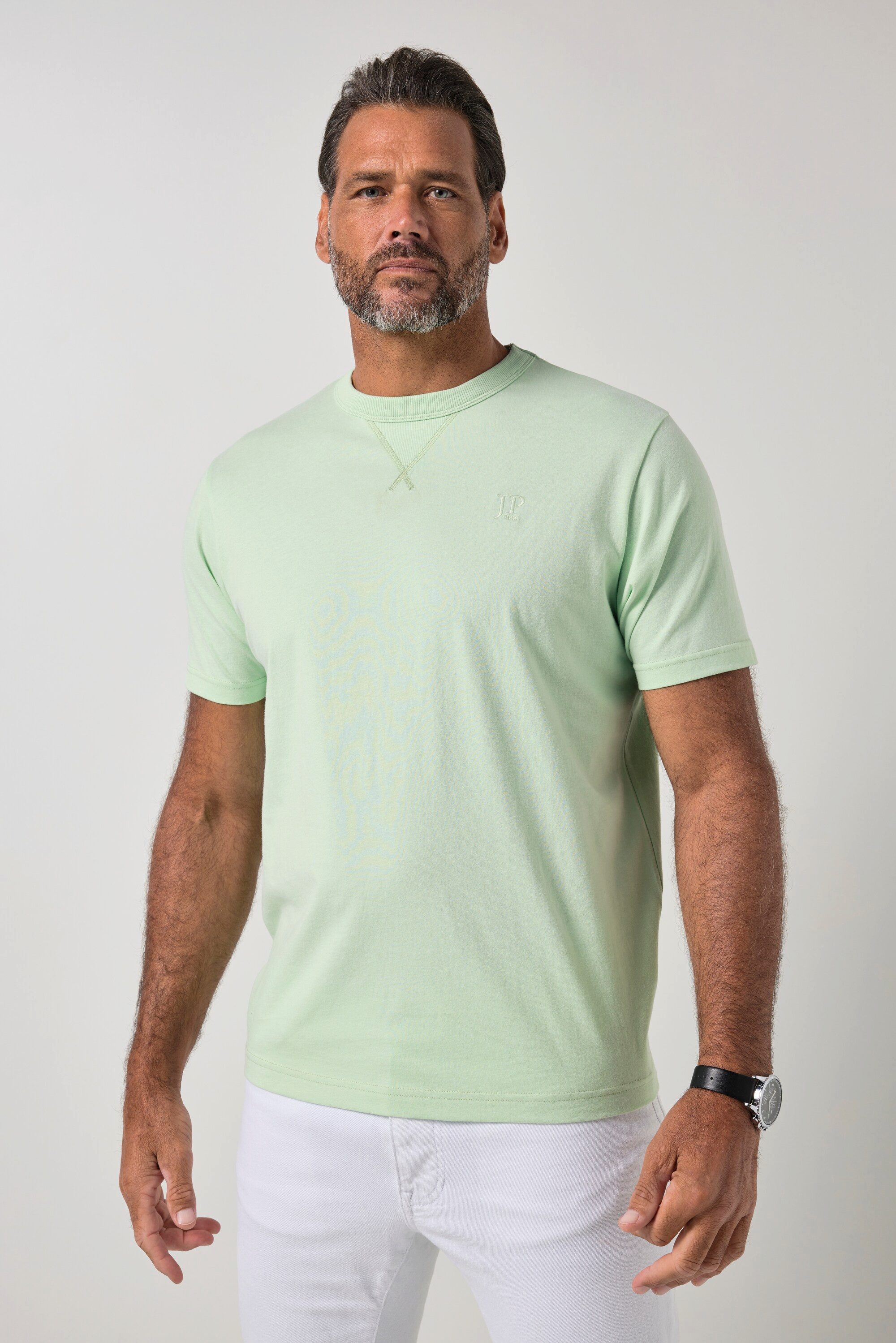 T-Shirt T-Shirt Halbarm Logo-Stick bis 8 XL