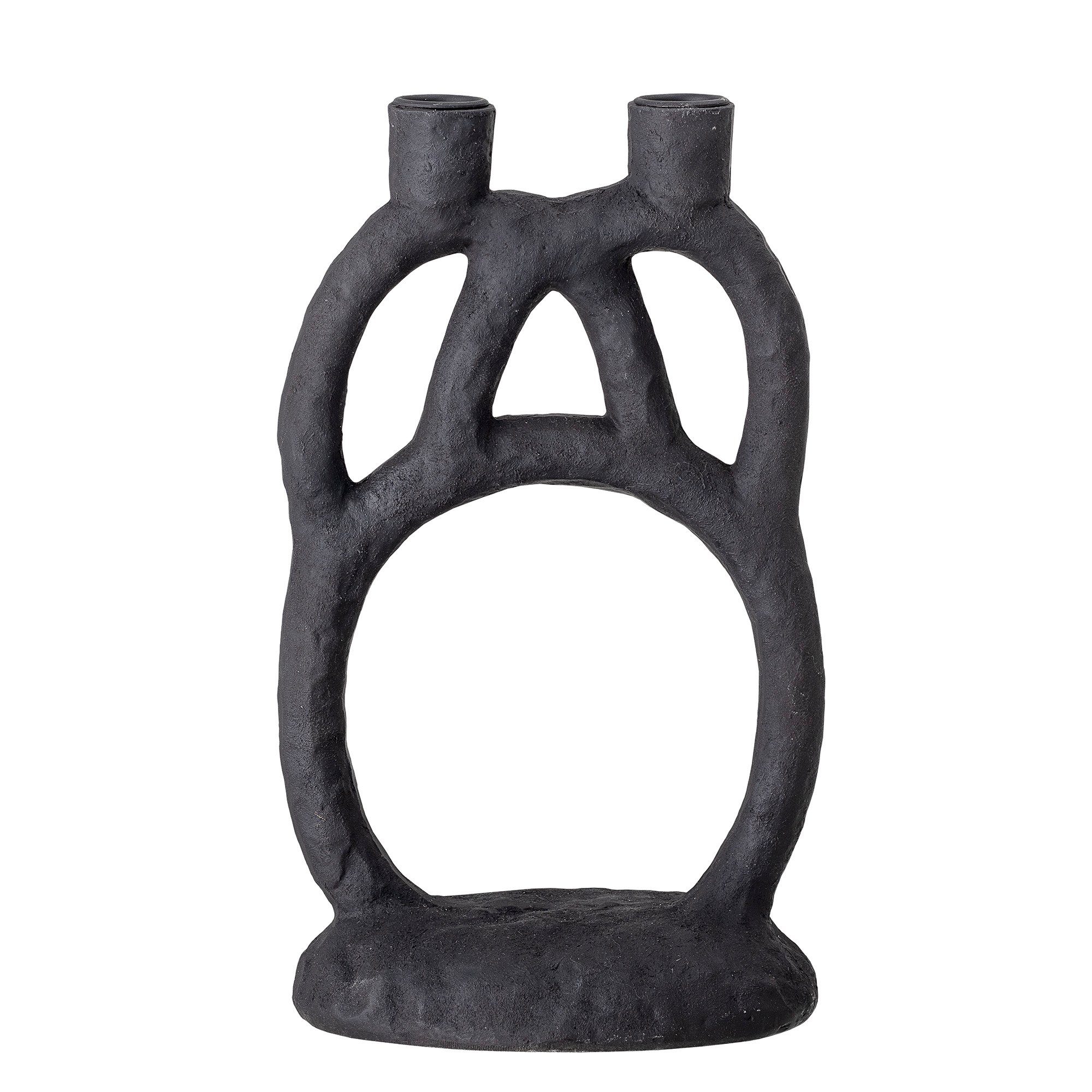 Kerzenhalter Bloomingville Ramina Kerzenhalter, Schwarz, Polyresin