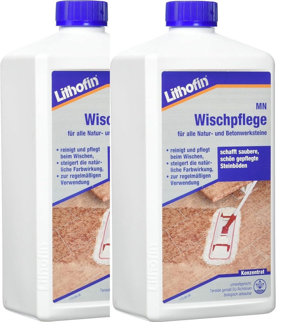 Lithofin Lithofin MN Wischpflege für alle Steinflächen 2 x 1 Liter Fussbodenreiniger