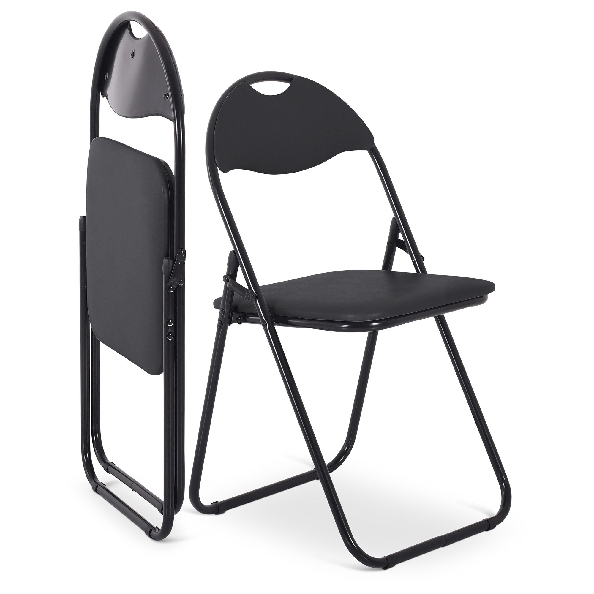 Raburg Klappstuhl Gästestuhl-Set zum Klappen, gepolstert, Metallgestell, Paul (Set, 2 St), bis 100 kg belastbar, für Gäste, Büro, Event & Party