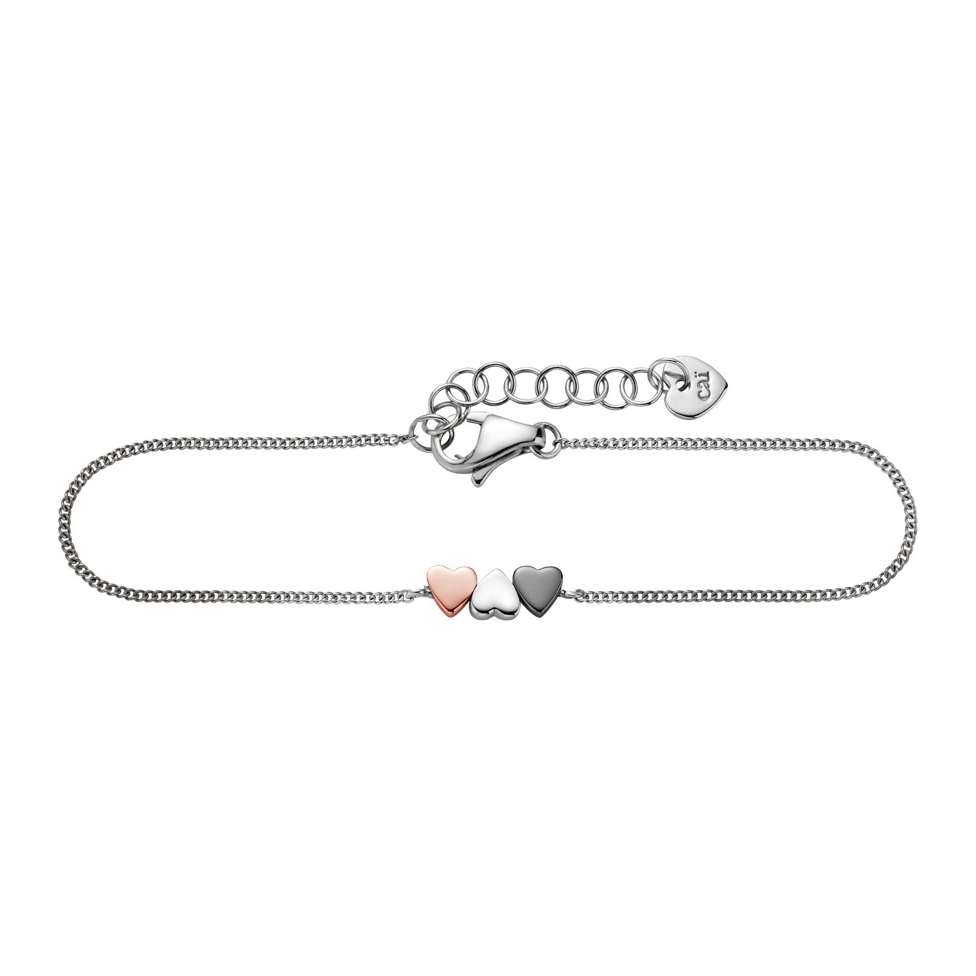 CAÏ Armband 925/- Sterling Silber Herz