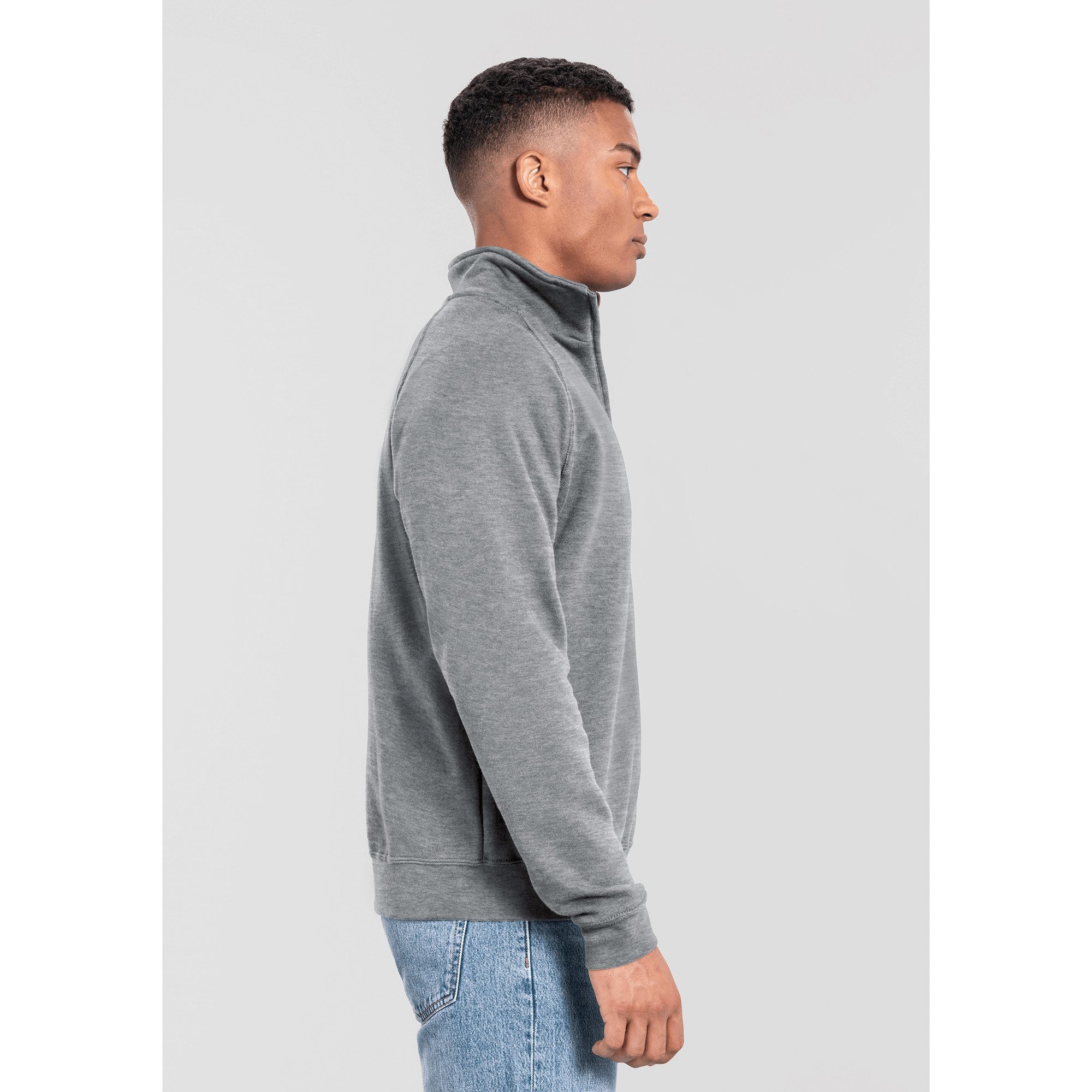 Fruit of the Loom Sweatshirt Iconic Premium Zip Neck Sweat – Bild 3 von 5