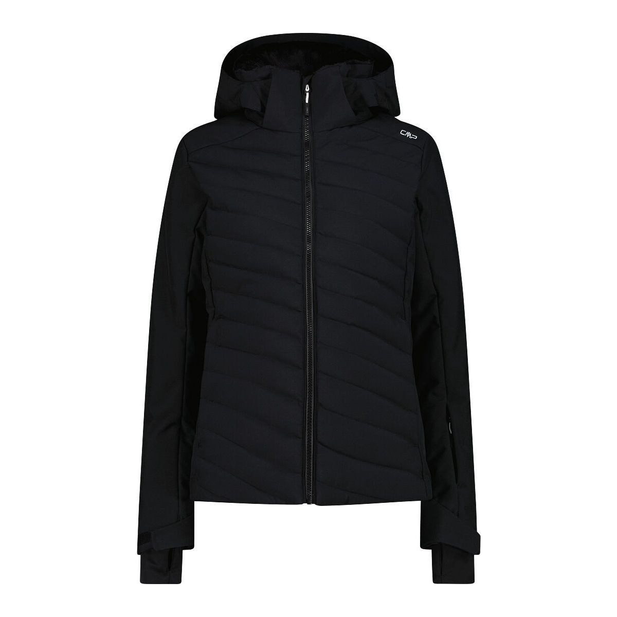 CMP Skijacke Woman Ski Jacket Zip Hood Hochfunktionelle Damen Skijacke mit abnehmbarer Kapuze, optimaler