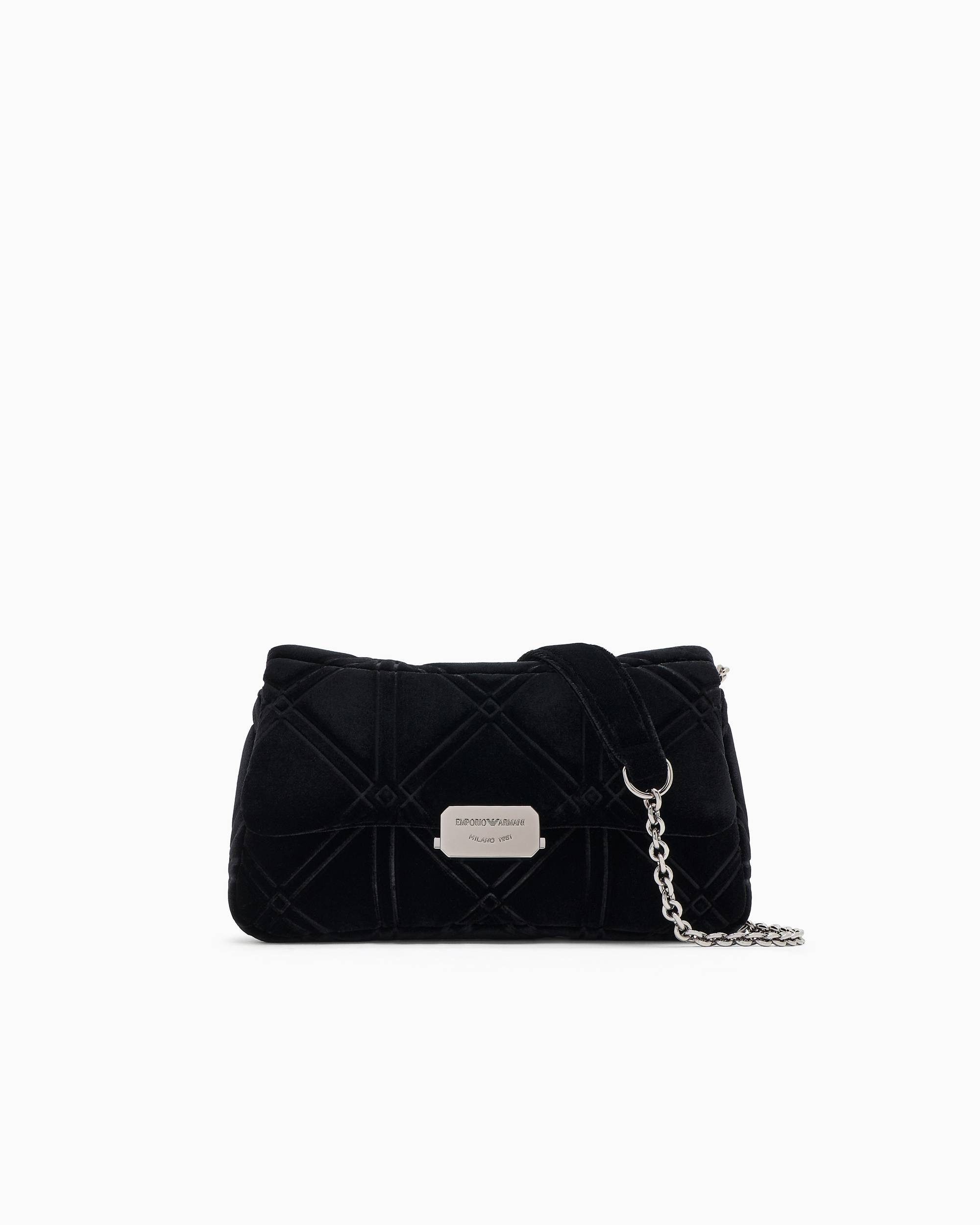 Emporio Armani Schultertasche BLACK VELVET