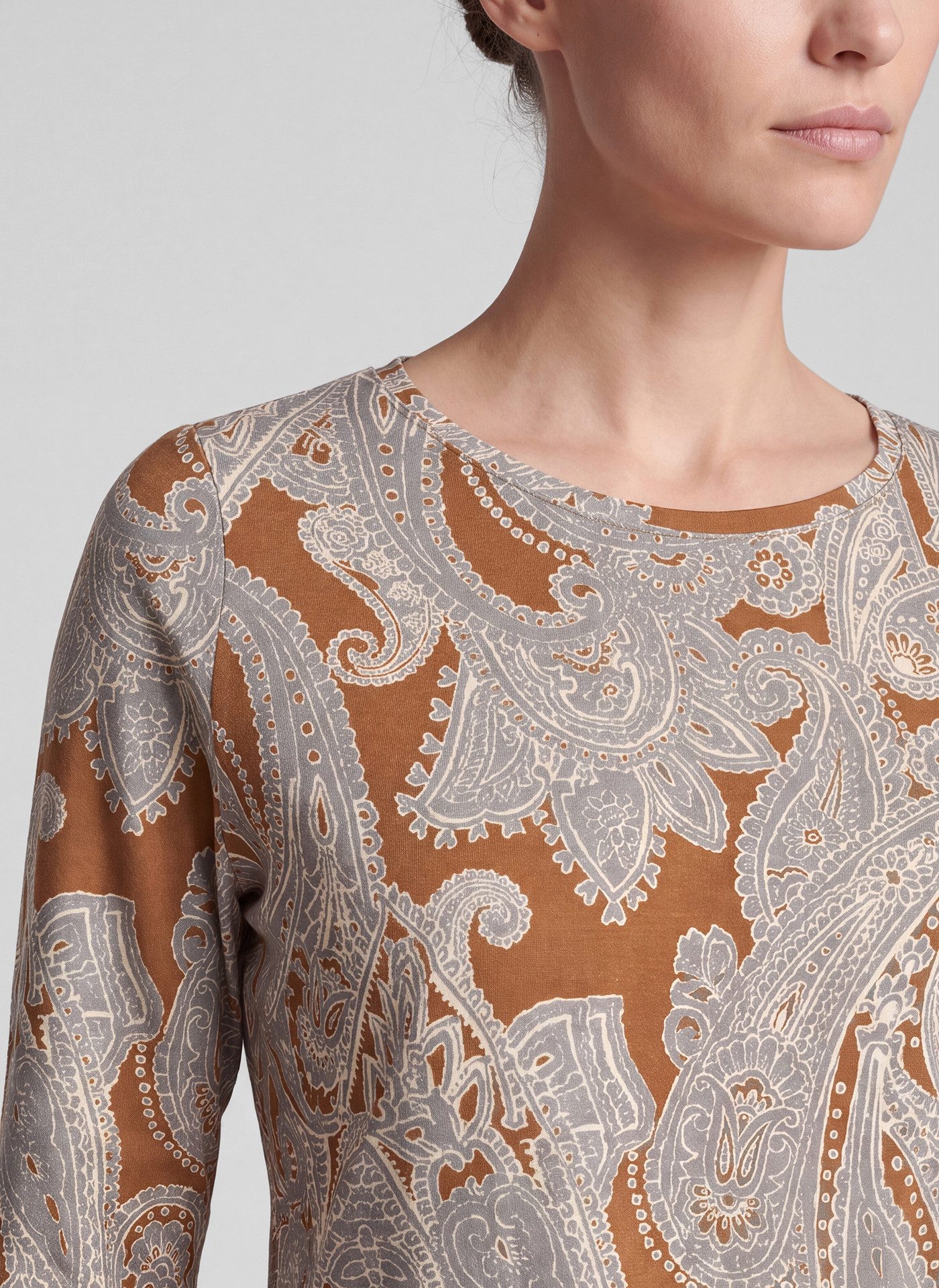 Rabe 3/4-Arm-Shirt Sommershirt mit Allover-Muster – Bild 3 von 5