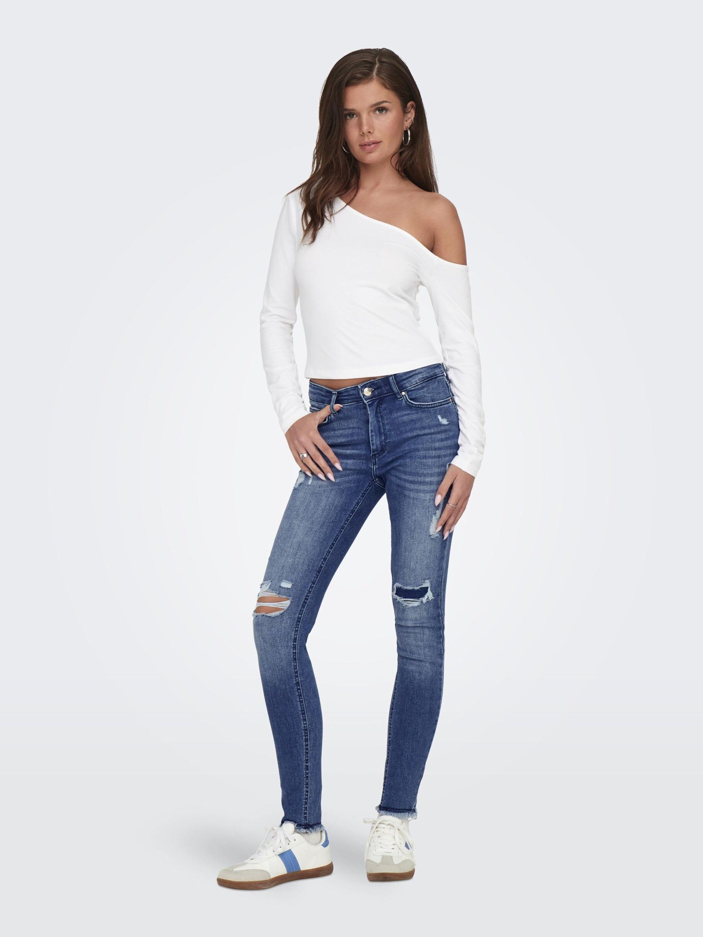 ONLY 7/8-Jeans ONLBlush (1-tlg) Fransen