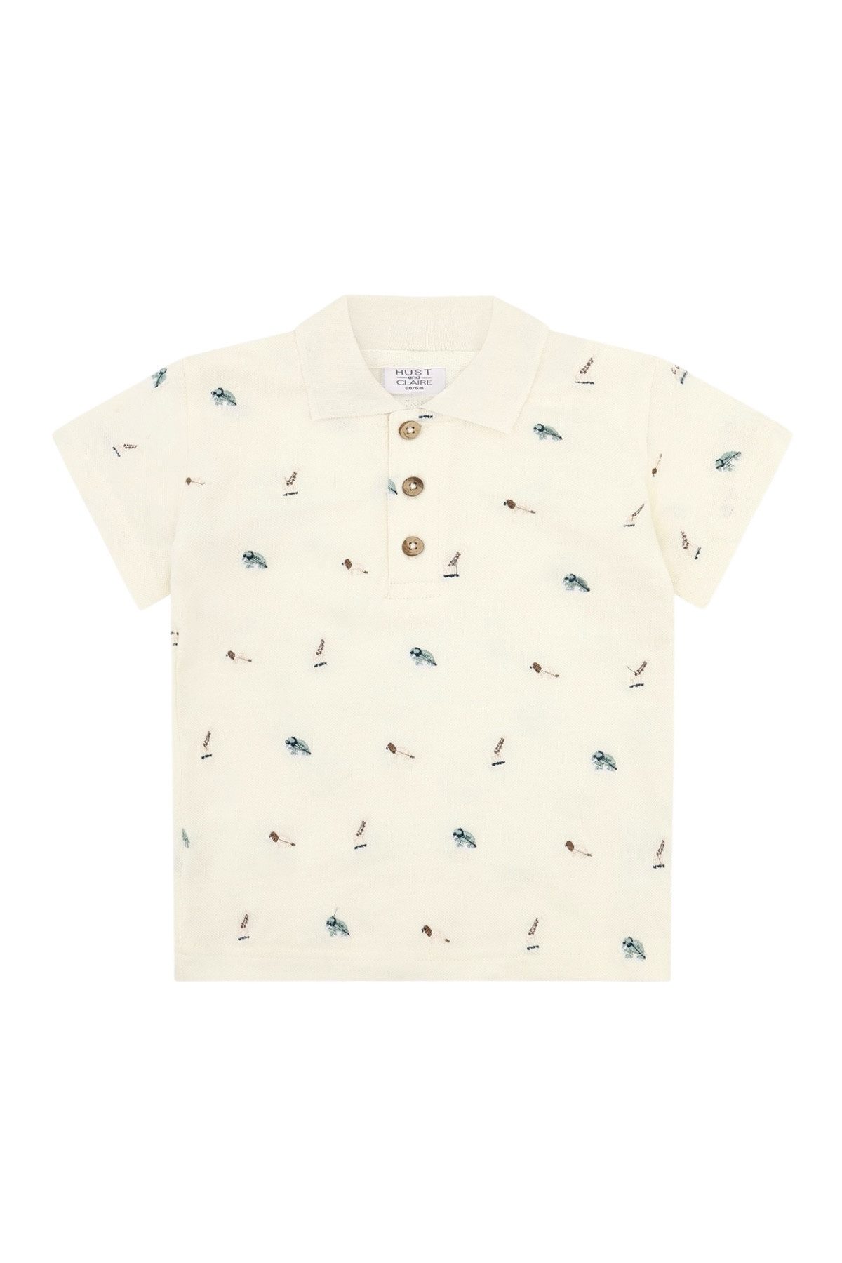 Hust & Claire Poloshirt HCAdrian Animal (1-tlg) Hust & Claire HCAdrian Animal Poloshirt