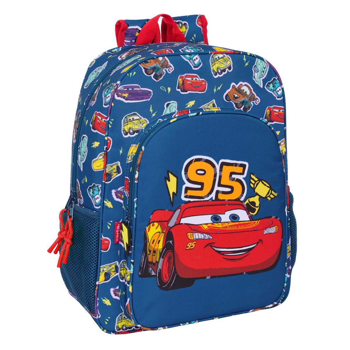 Cars Kinderrucksack Kinderrucksack Kindergartentasche Rucksack Cars Racing Marineblau 33 x