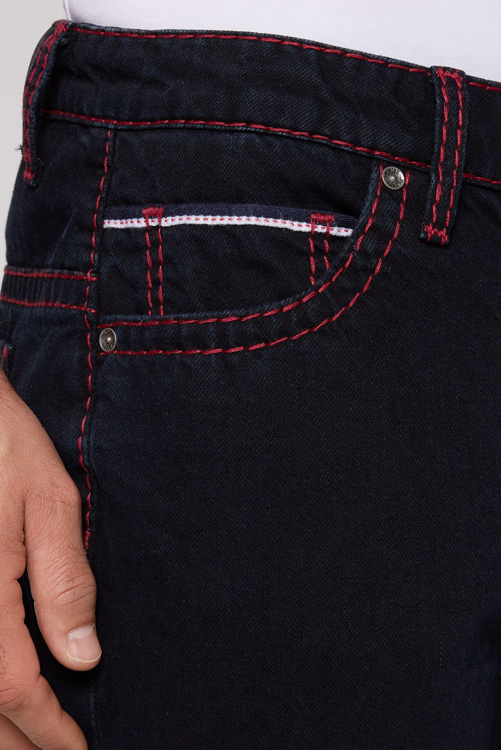 CAMP DAVID Comfort-fit-Jeans mit zwei Leibhöhen